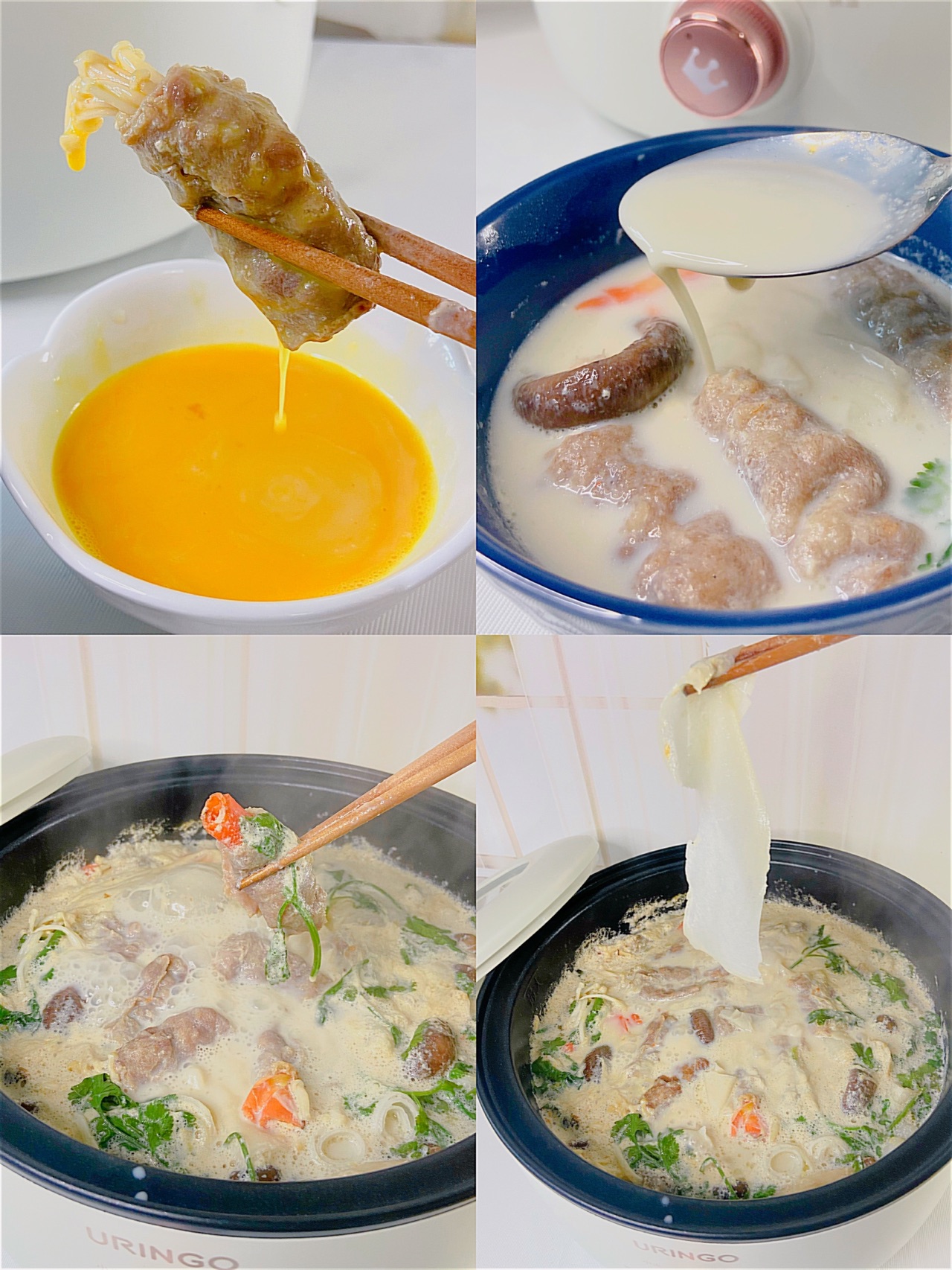 火锅也能做出个花样｜ins超豆乳花艺火锅