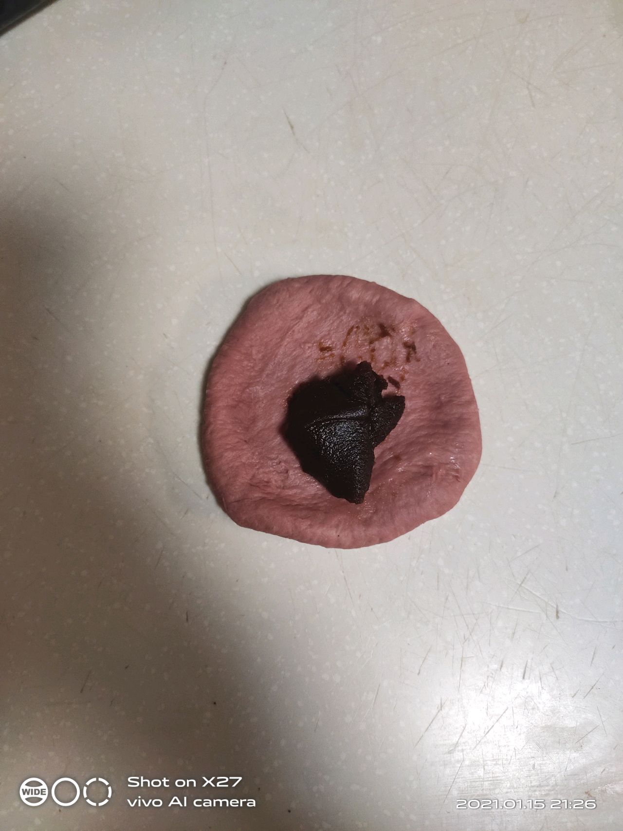 火红豆沙面包