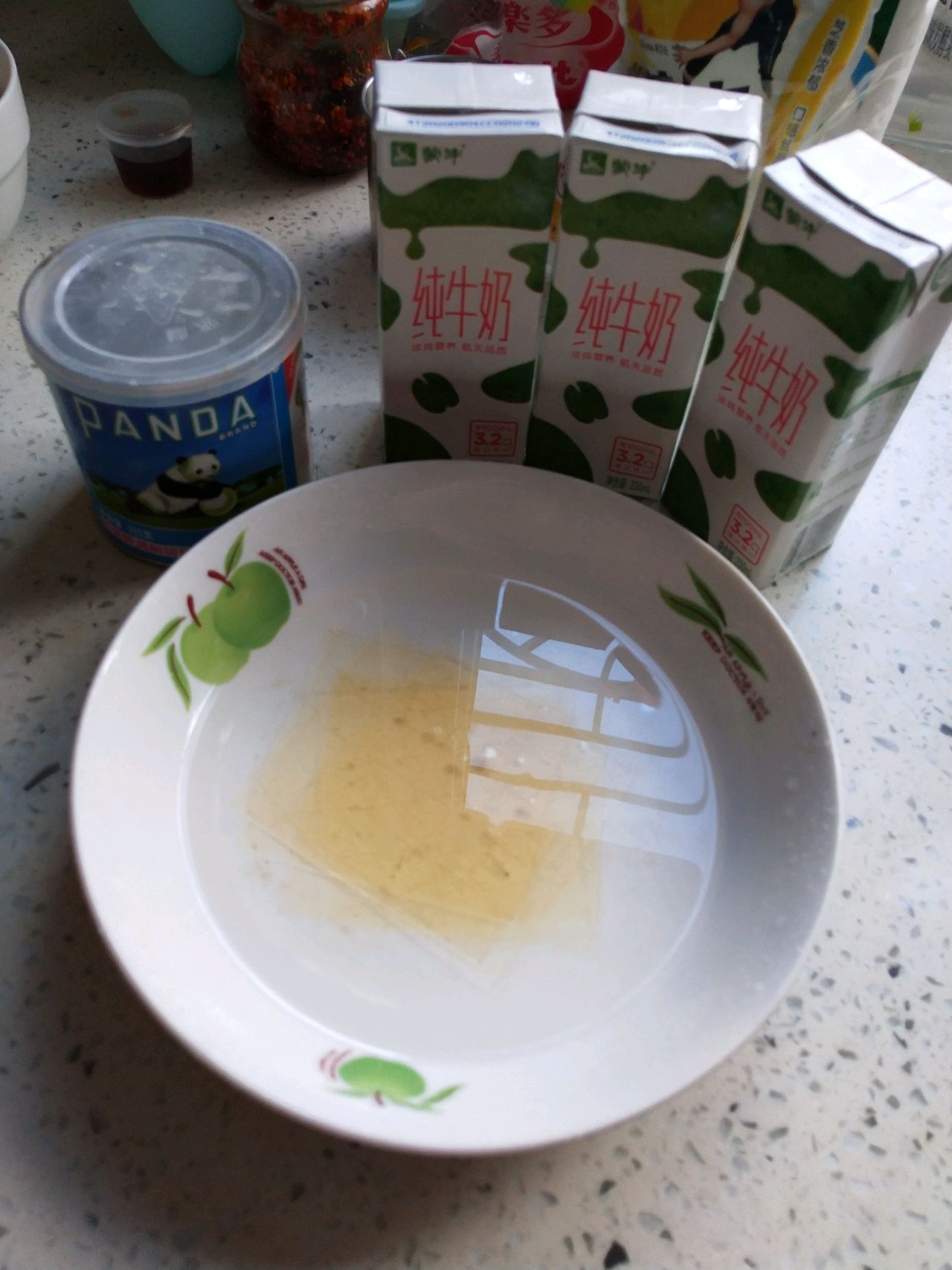 火龙果奶冻
