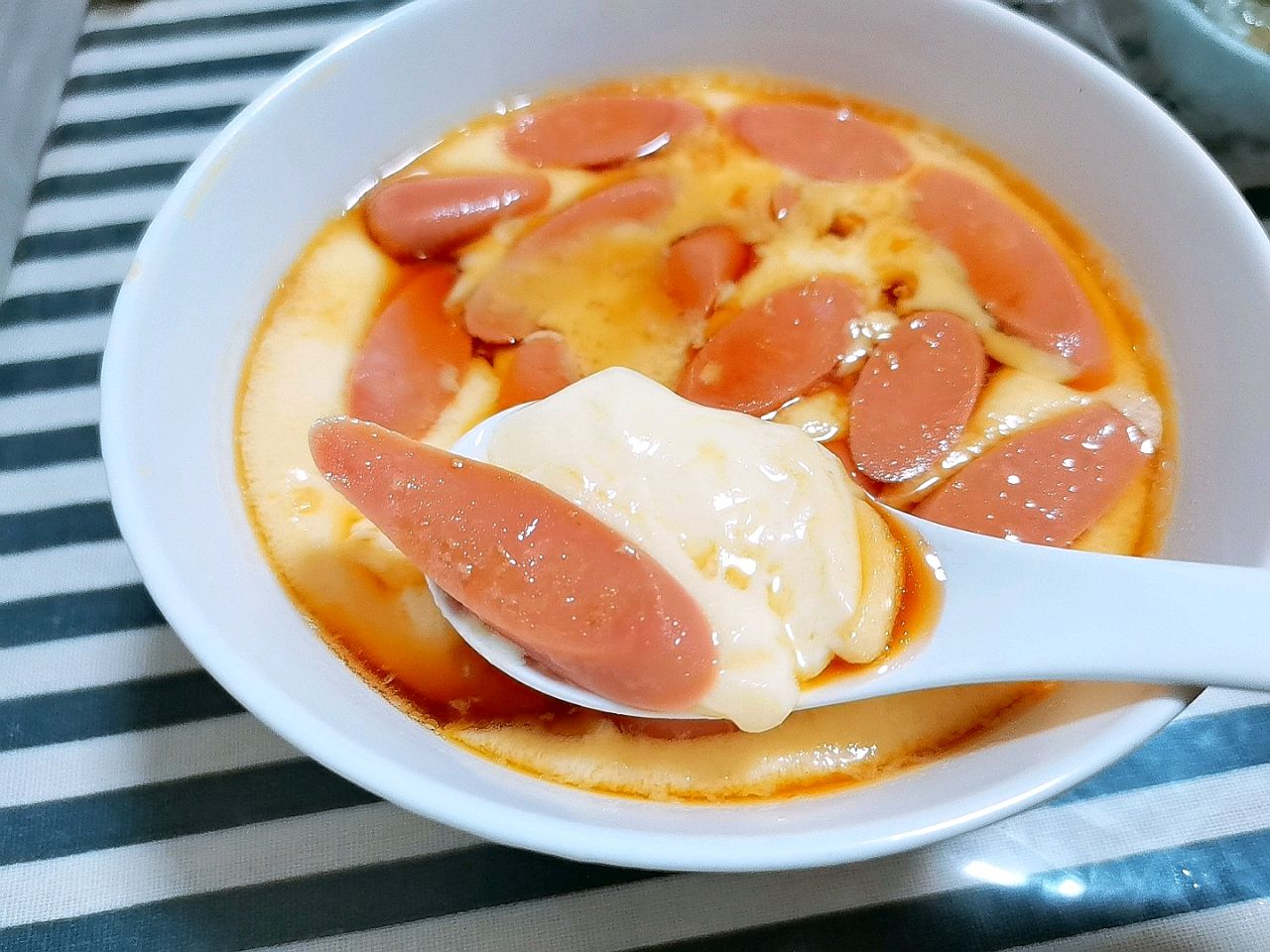 火腿•鸡蛋羹