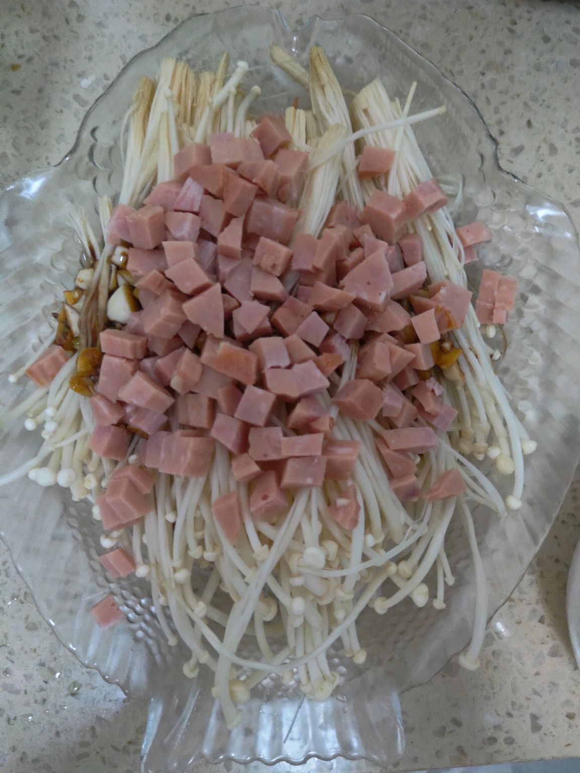 火腿金针菇粉丝