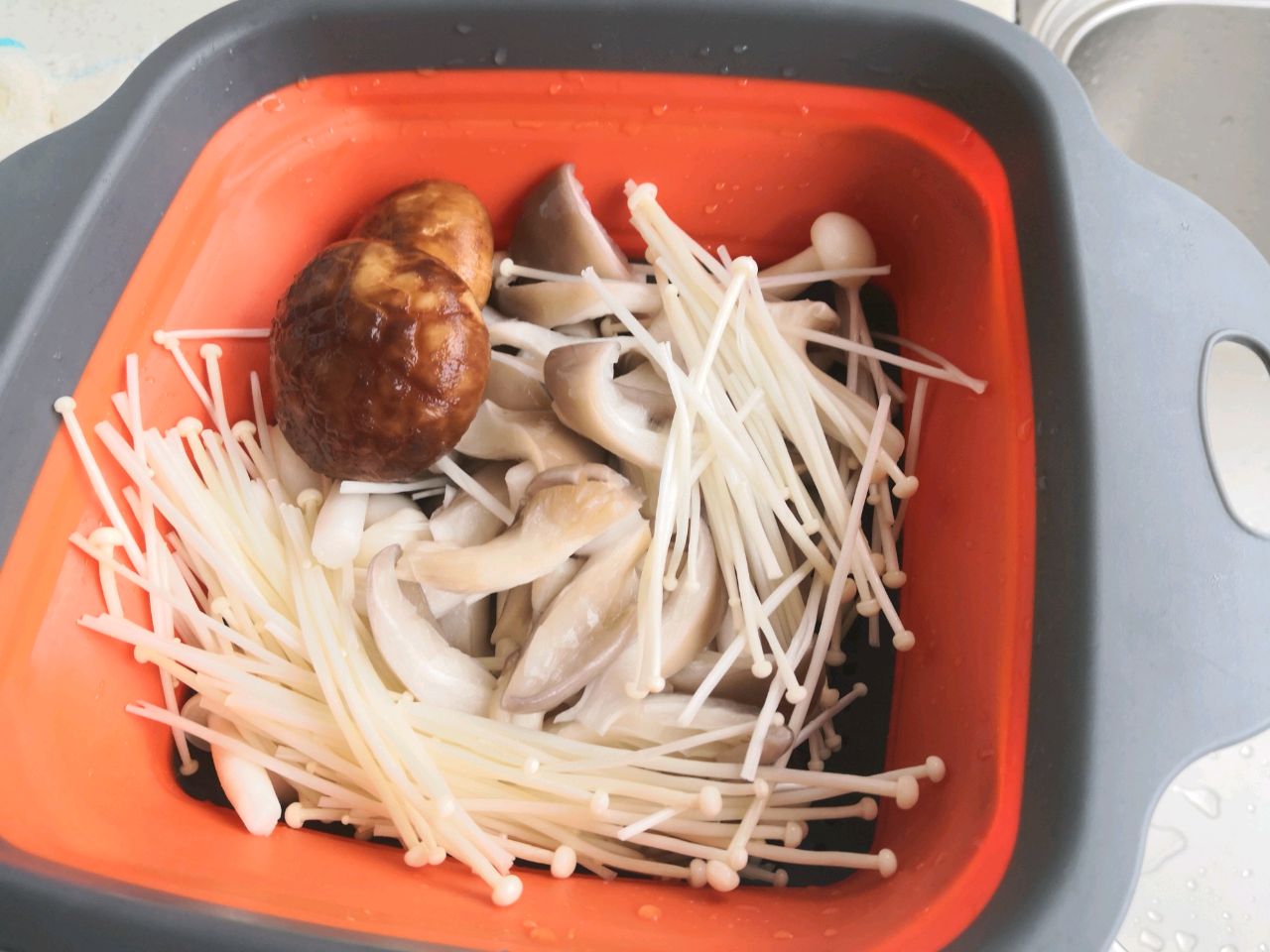 火腿菌菇汤