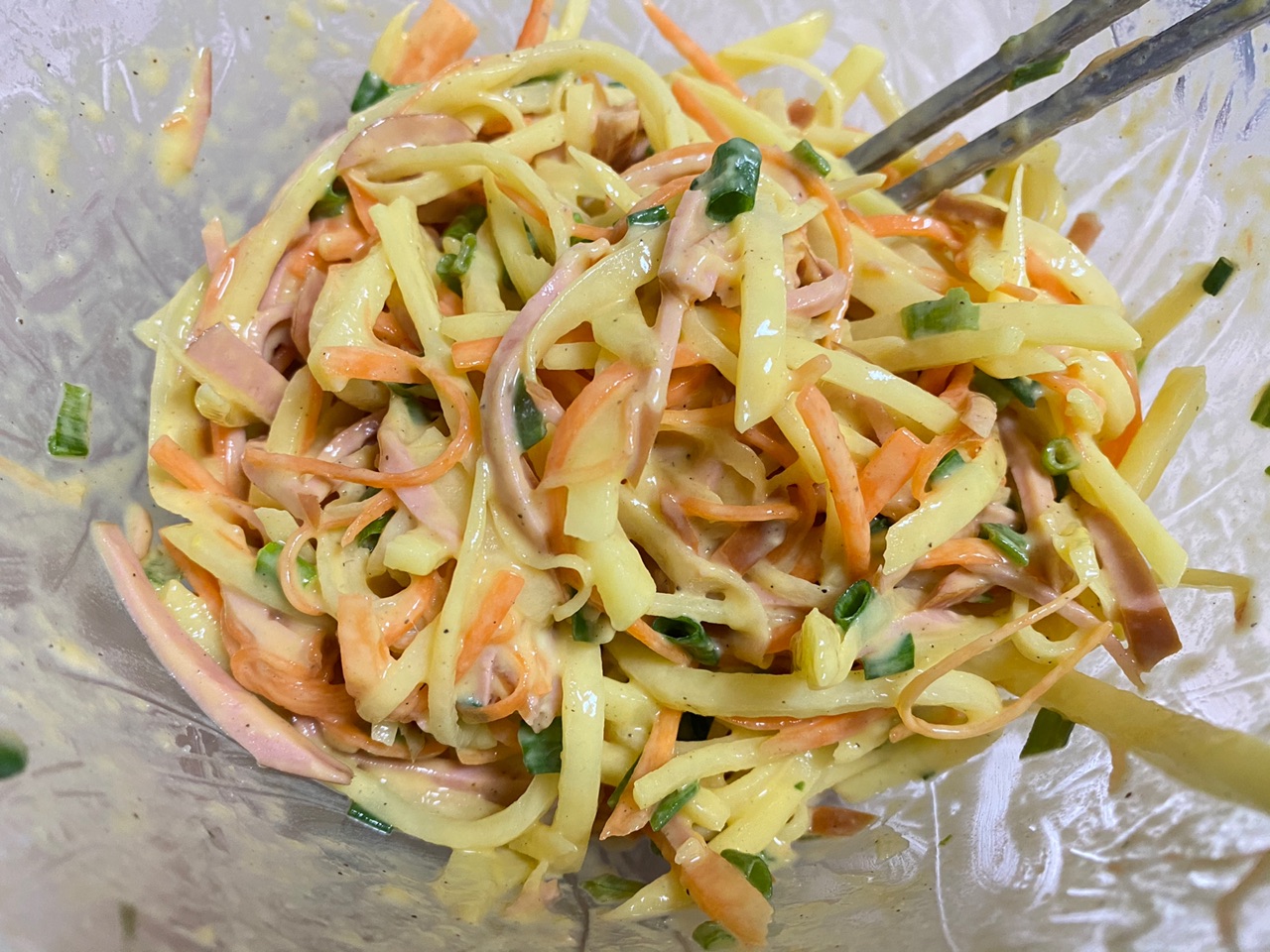 火腿薯条鸡蛋饼