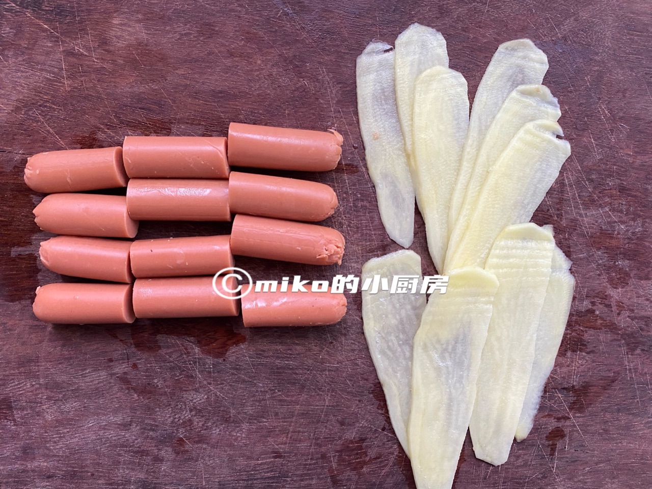 火腿土豆卷