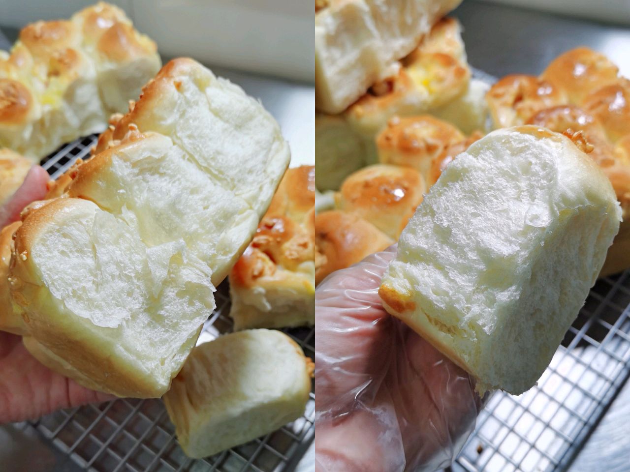 火腿芝士小排包