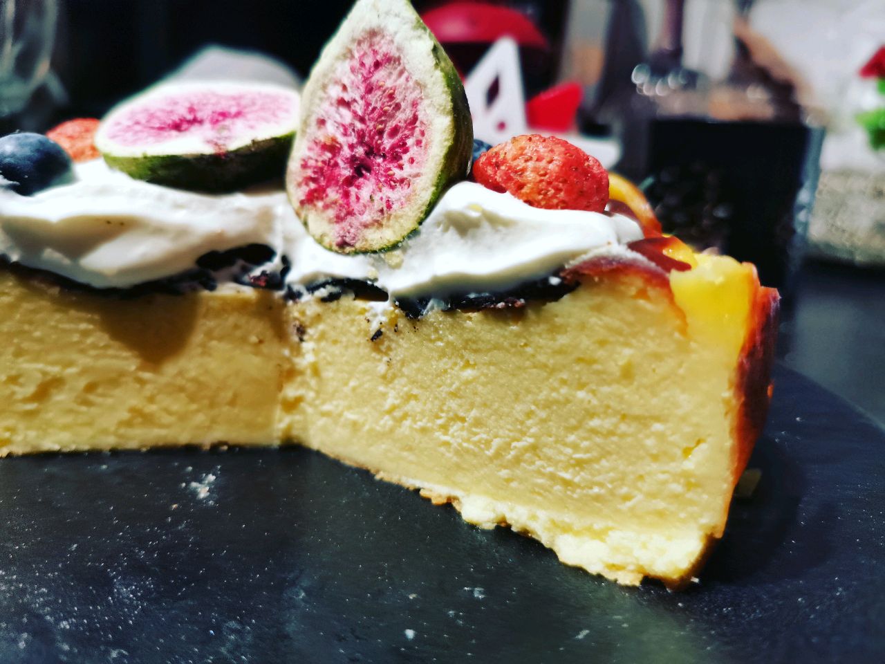 ins网红甜品：巴斯克芝士蛋糕