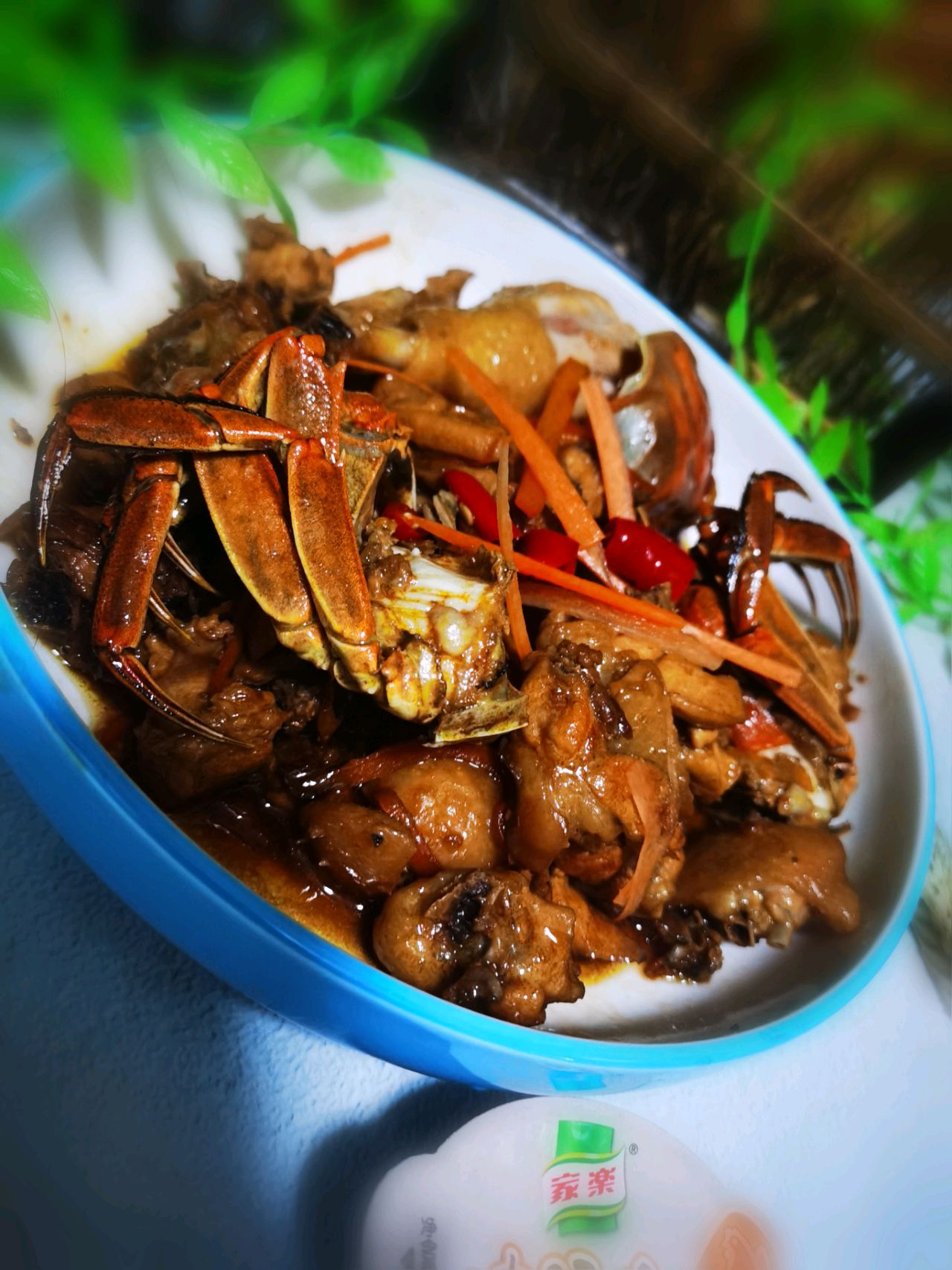 鸡煲蟹
