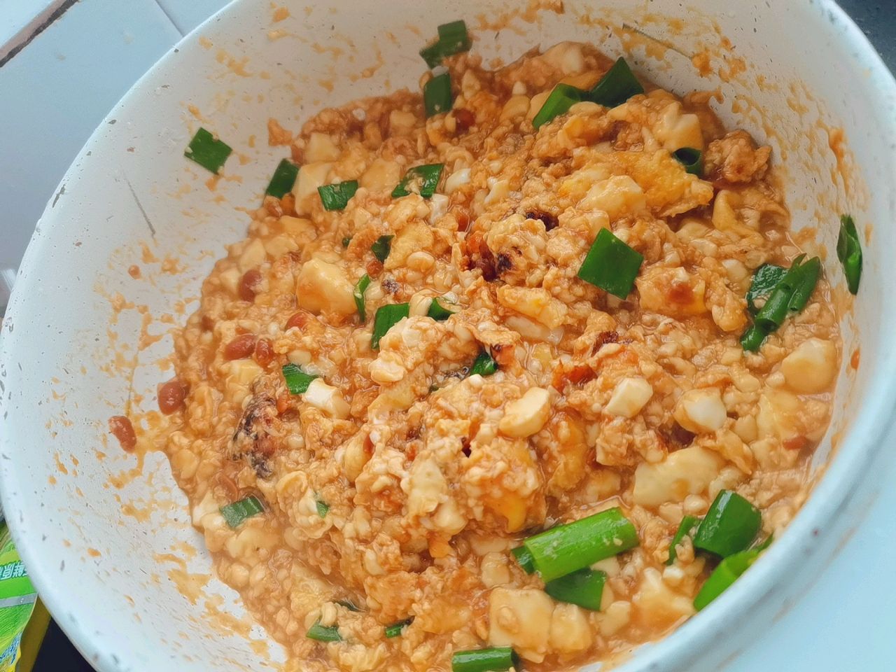 鸡蛋包豆腐