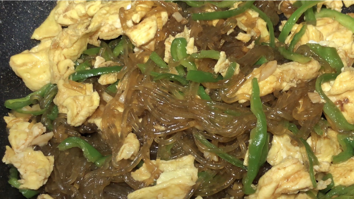 鸡蛋炒粉条