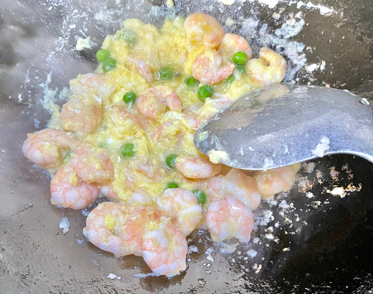 鸡蛋炒虾仁