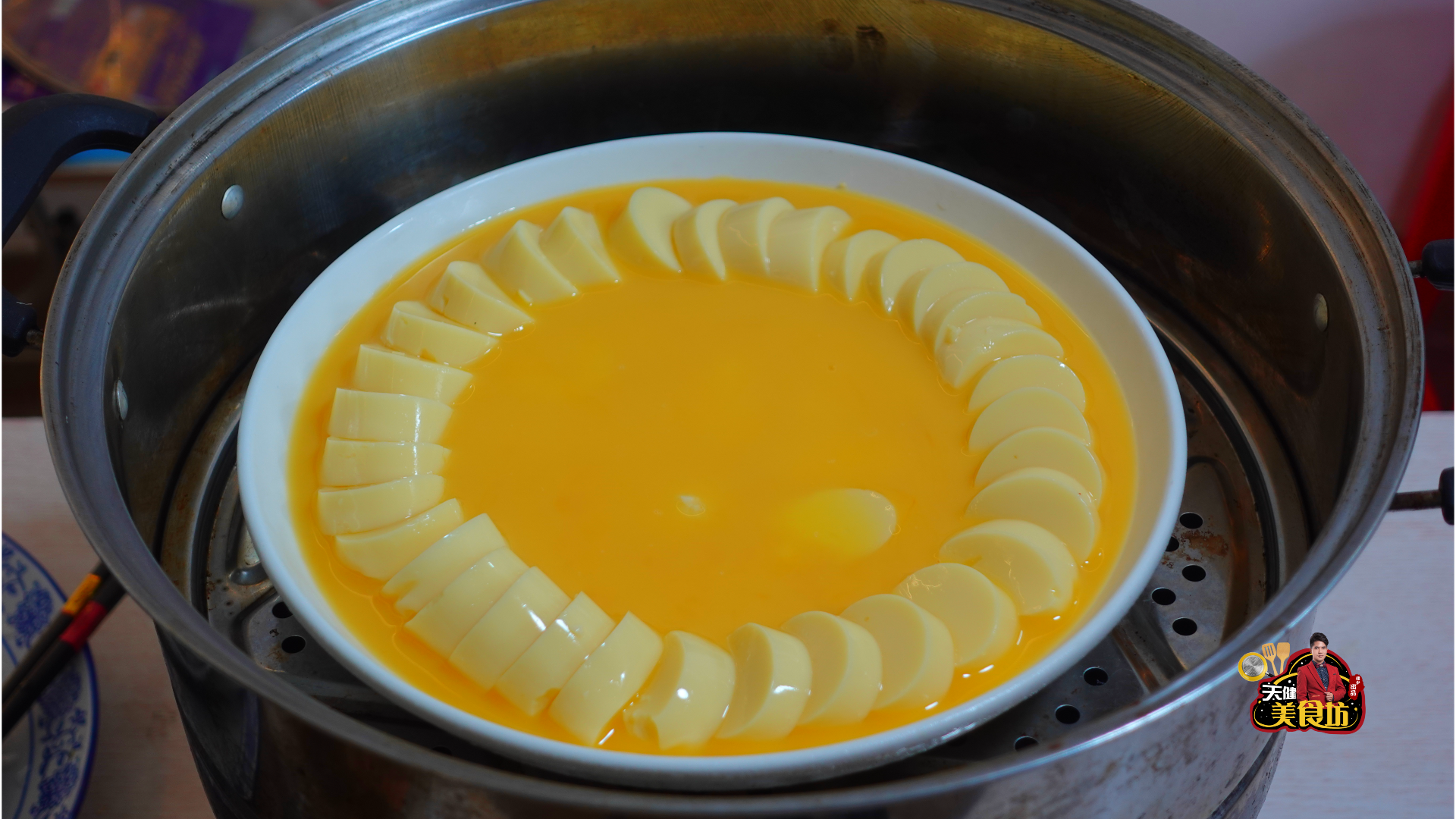 鸡蛋豆腐蒸虾仁