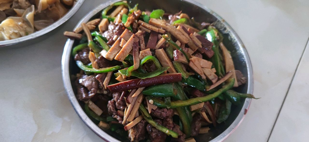 鸡蛋干牛肉