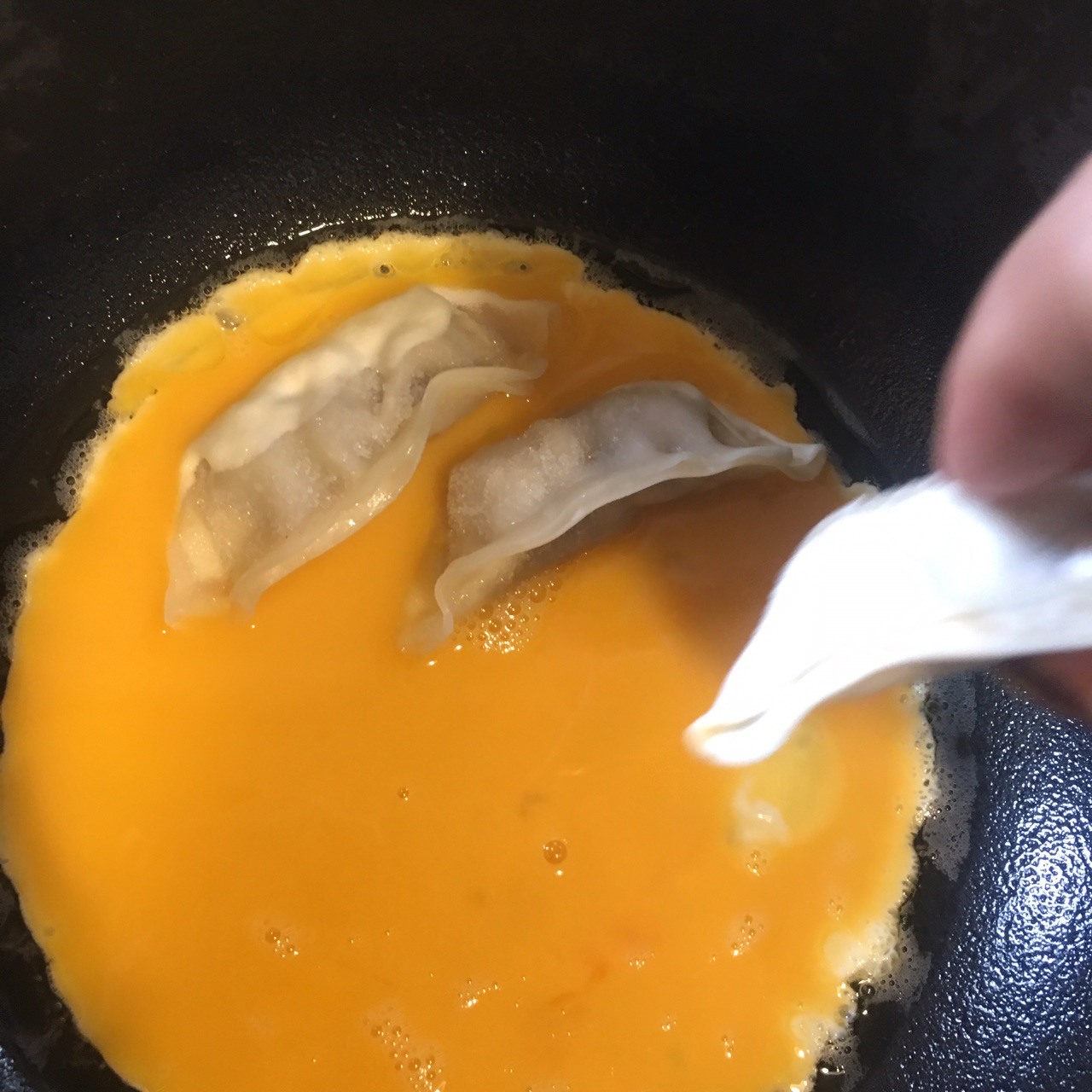 鸡蛋煎饺