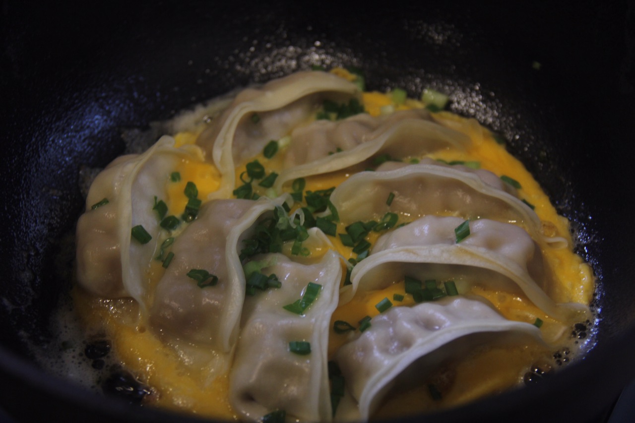 鸡蛋煎饺