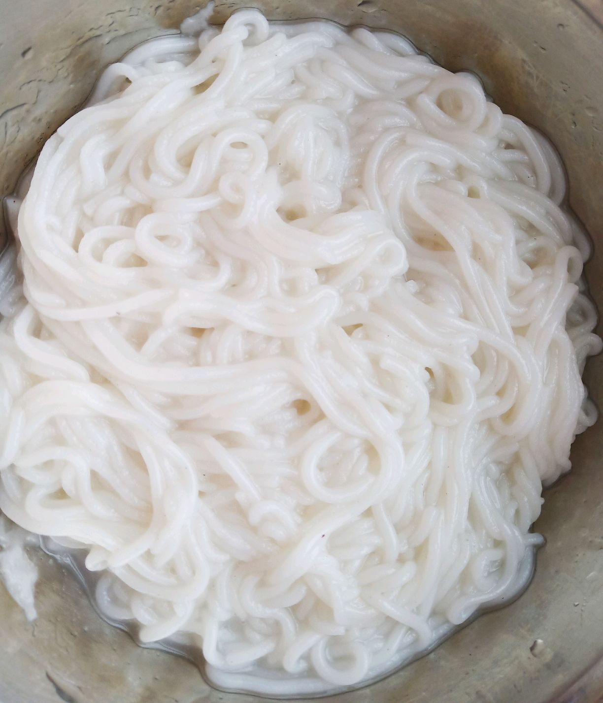 鸡蛋肉饼汤＋拌粉