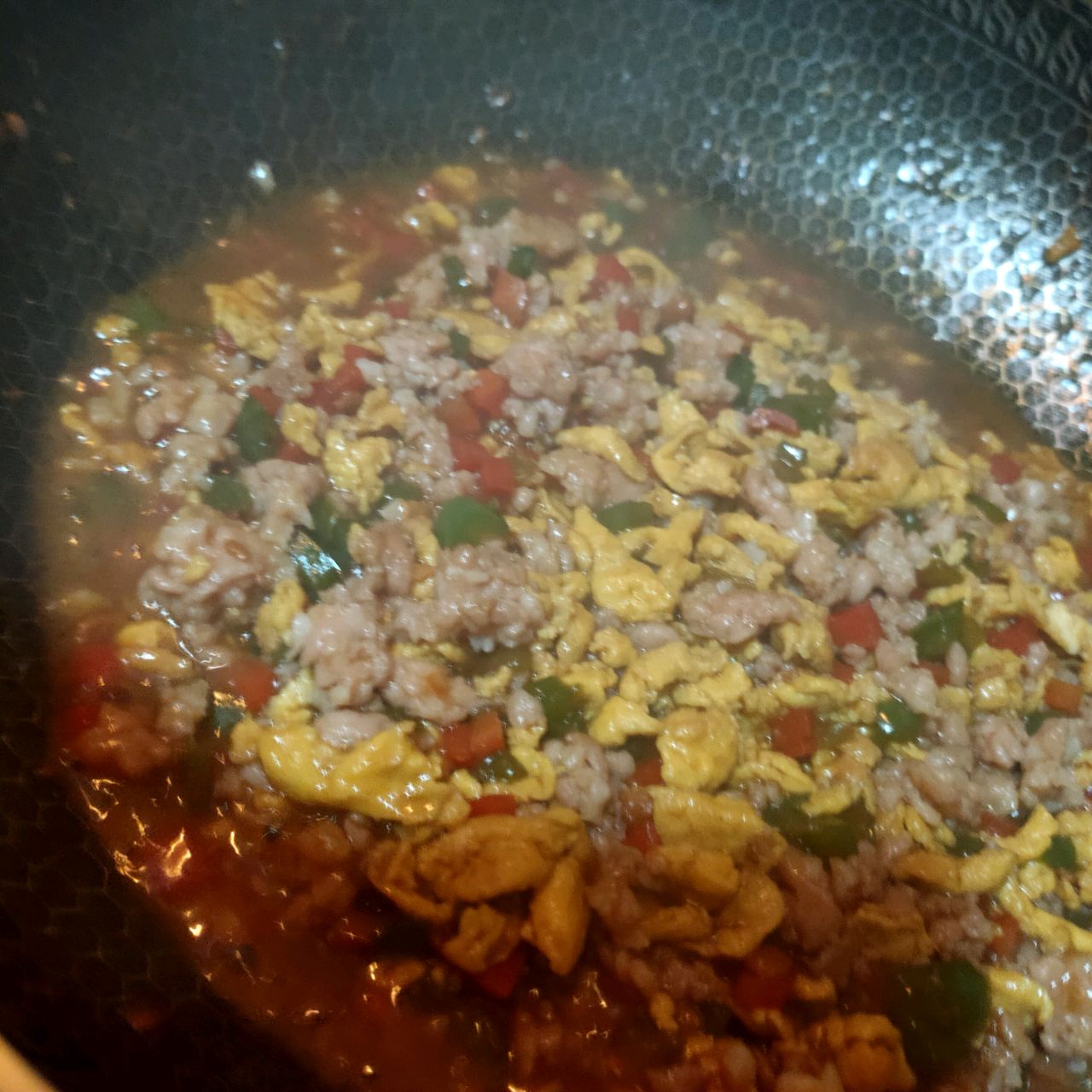 鸡蛋肉沫酱