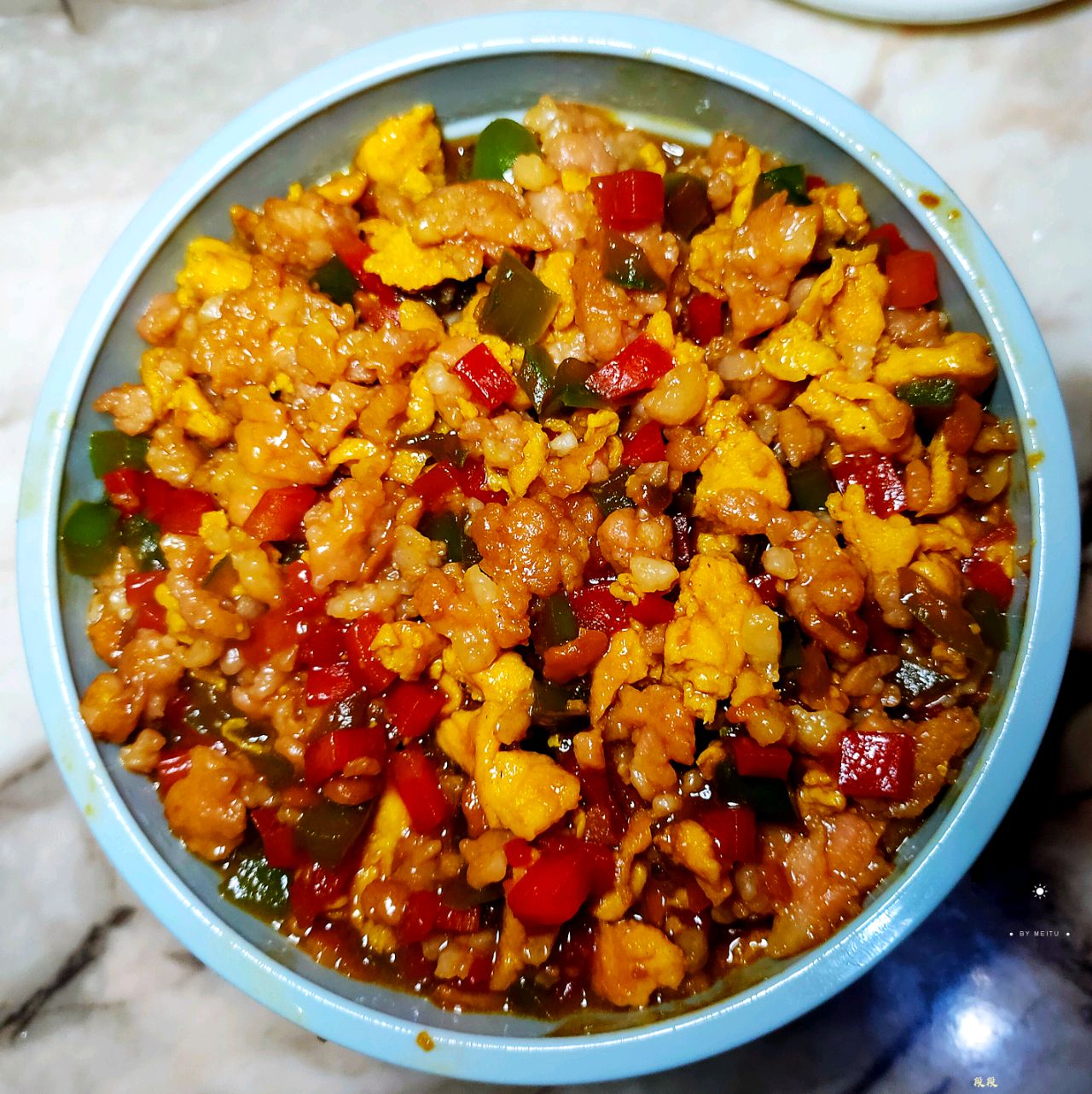 鸡蛋肉沫酱