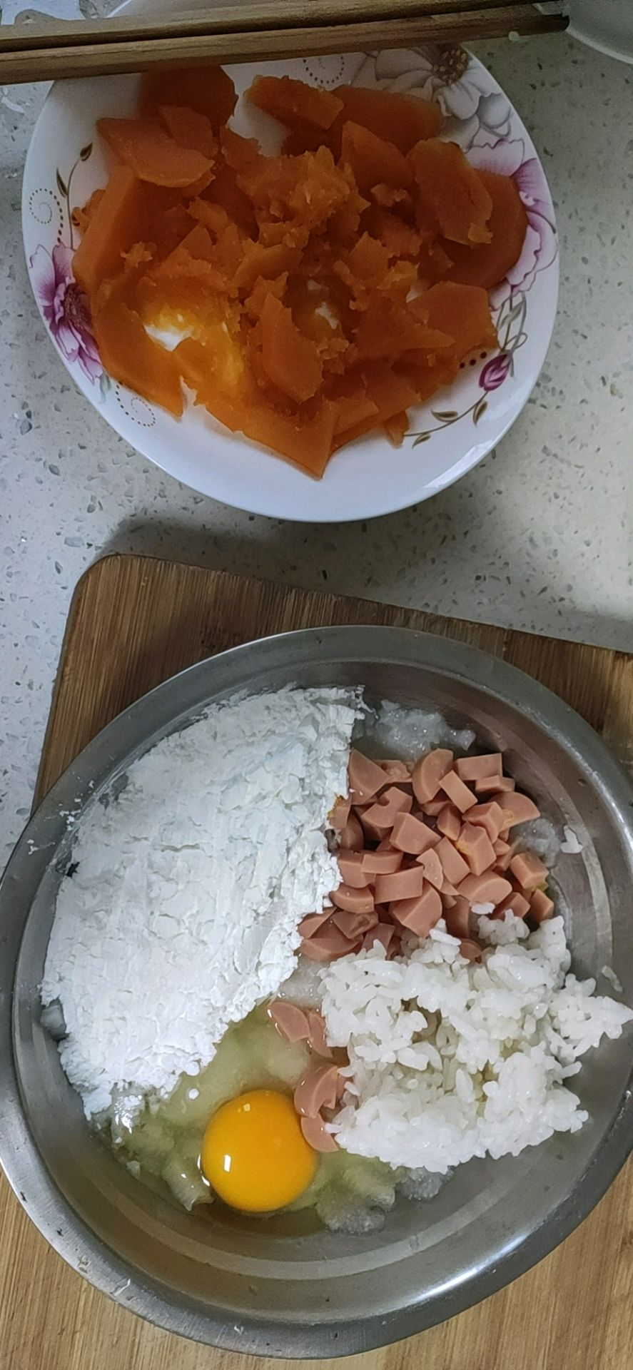 鸡蛋山药辅食饼