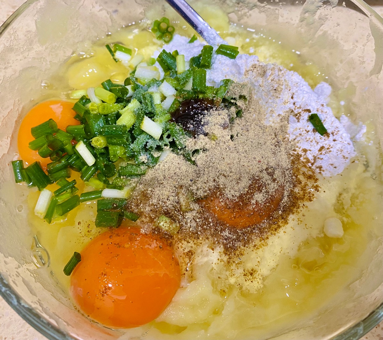 【鸡蛋土豆饼】