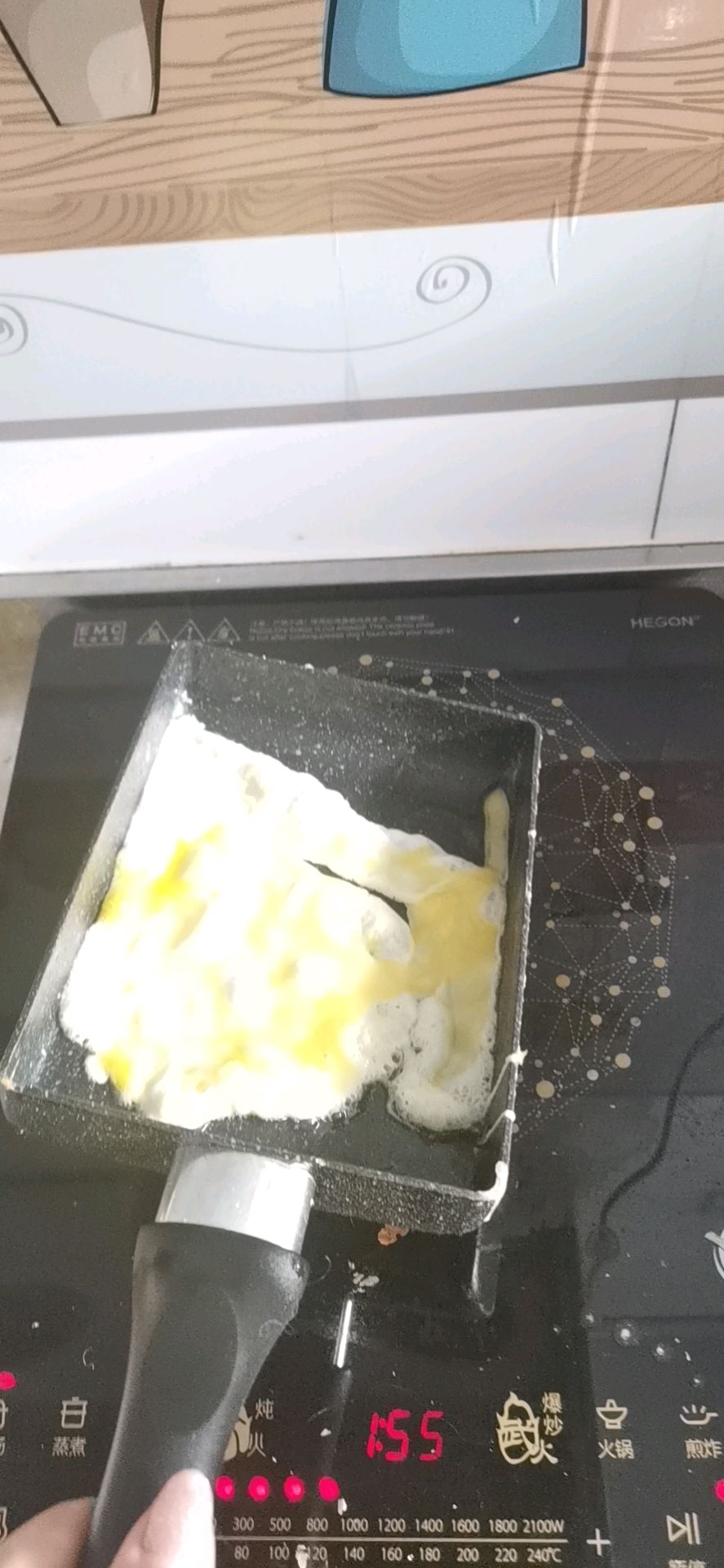 鸡蛋鲜肉卷
