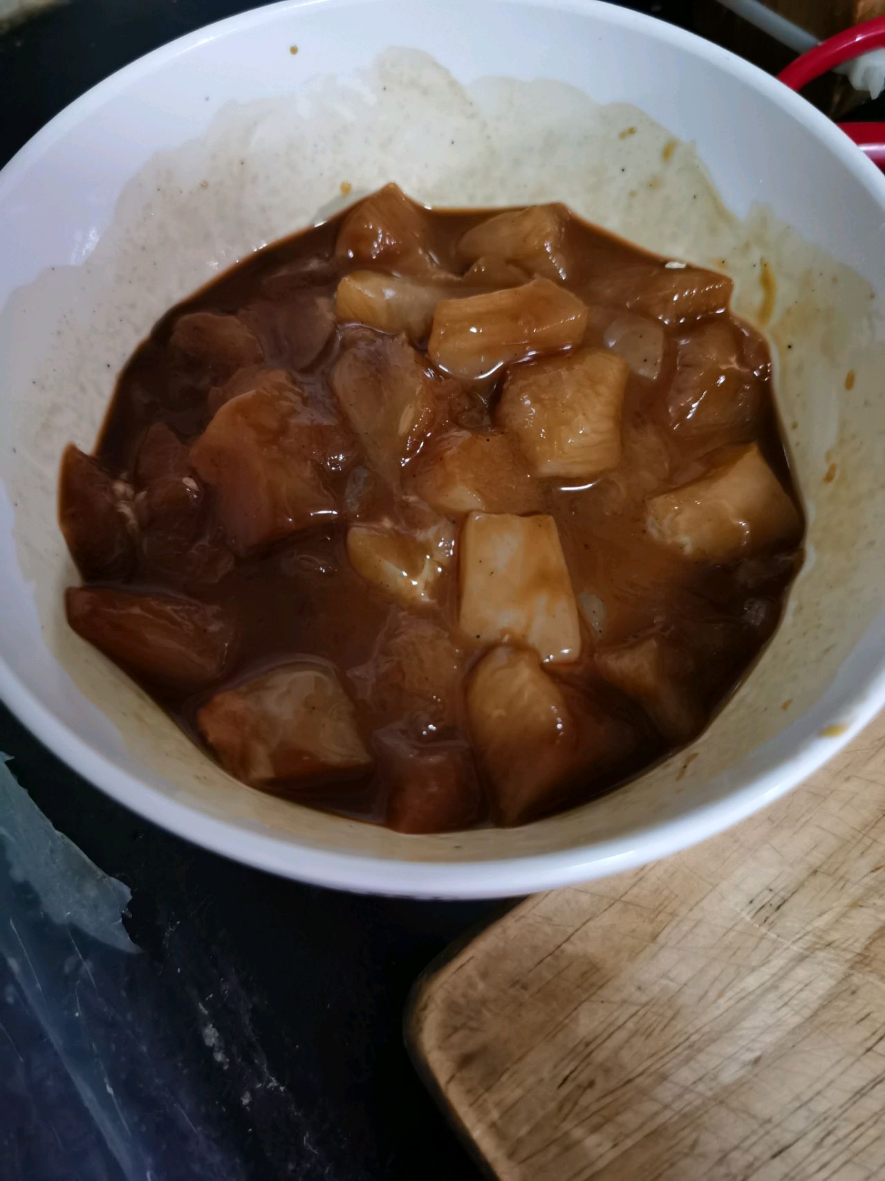 鸡丁锡纸烫～美丽大波浪
