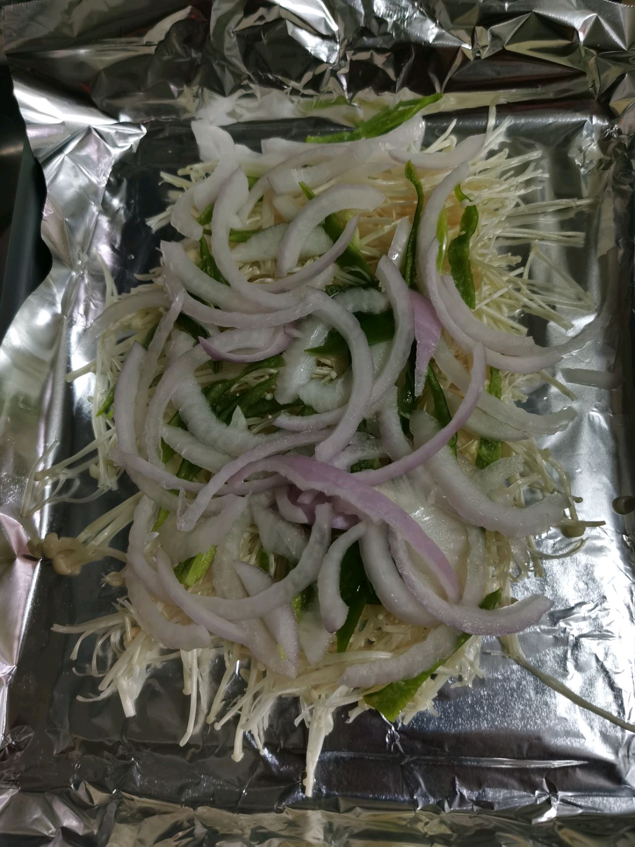 鸡丁锡纸烫～美丽大波浪