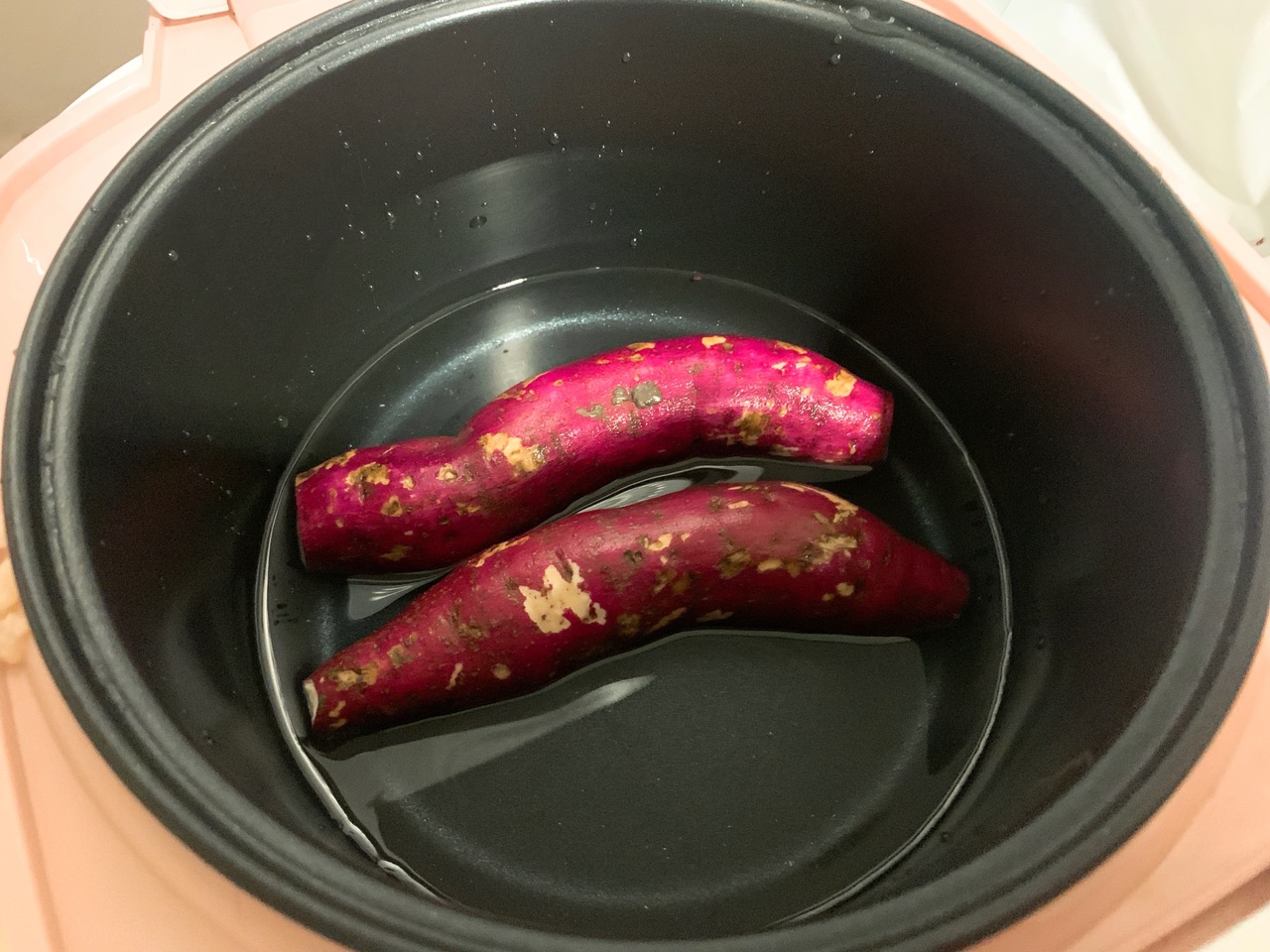 极简｜电饭煲版焖红薯