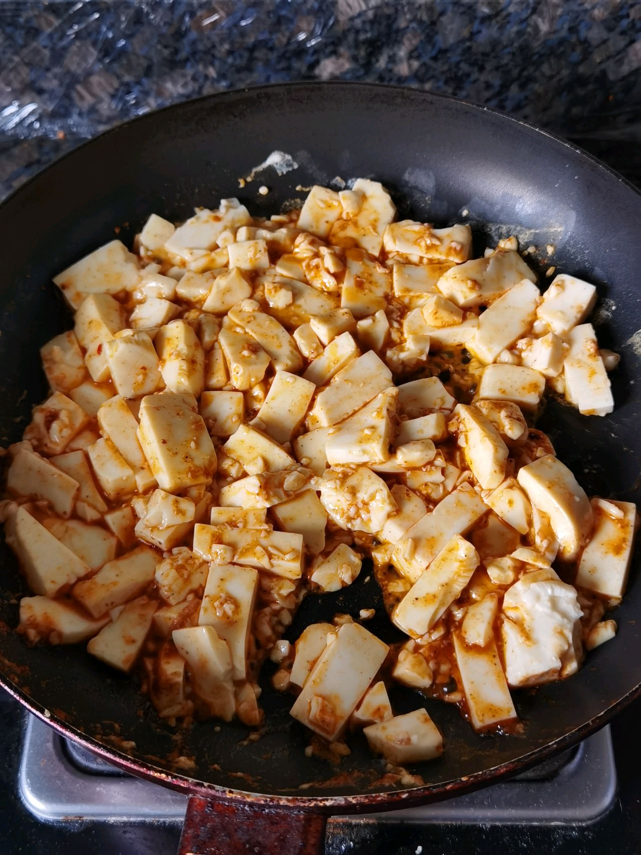 极简麻辣炒豆腐