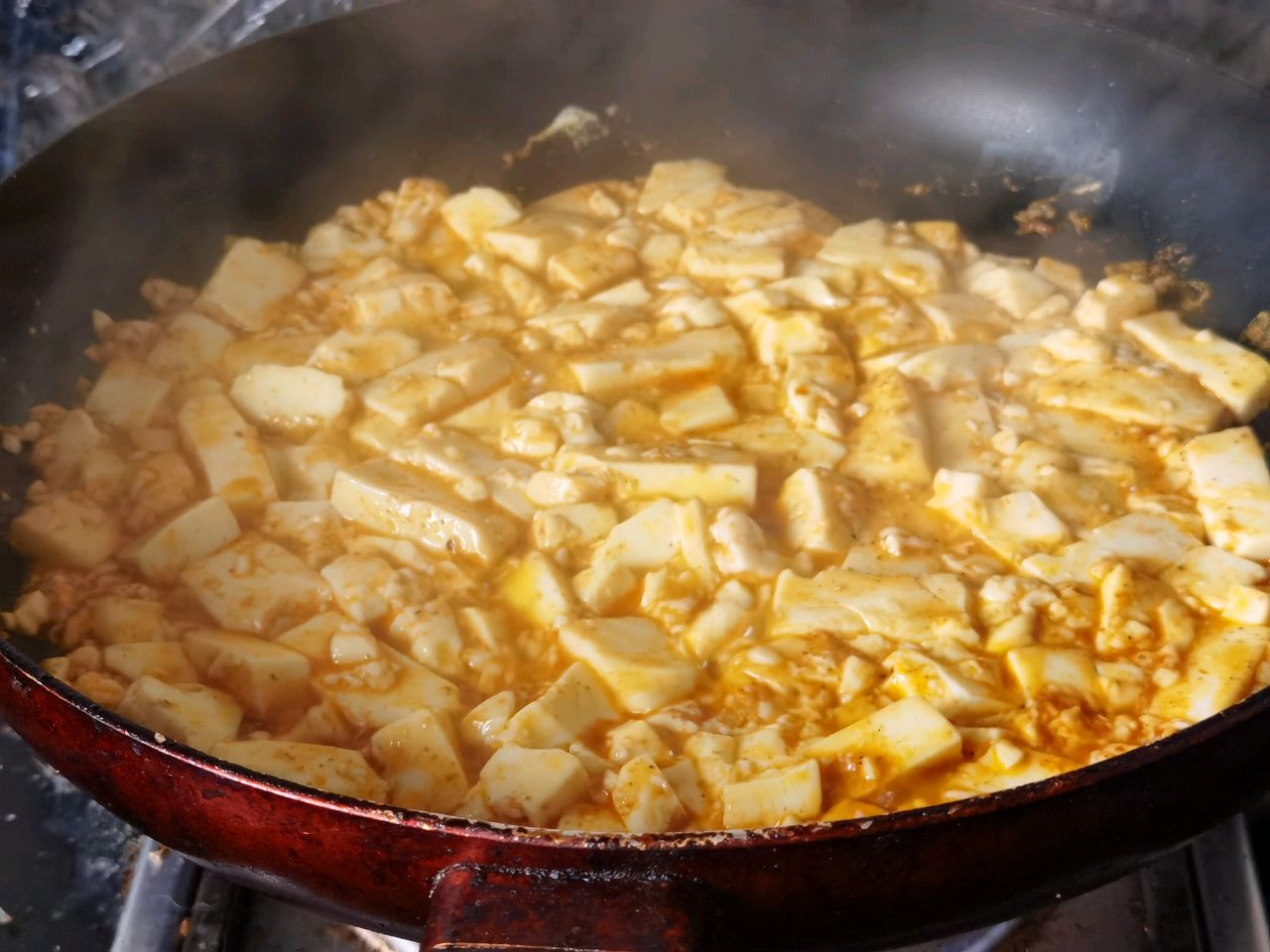 极简麻辣炒豆腐