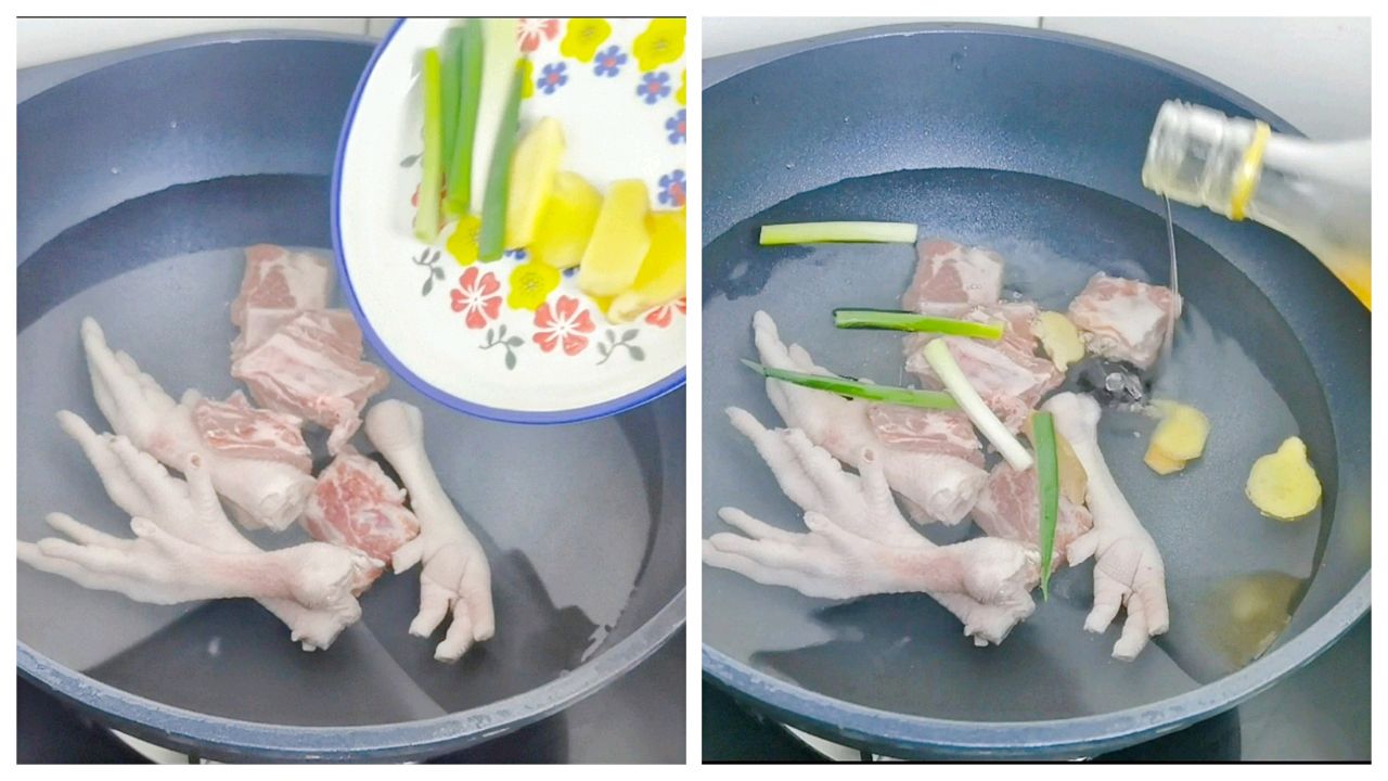 鸡脚排骨花胶鸡汤