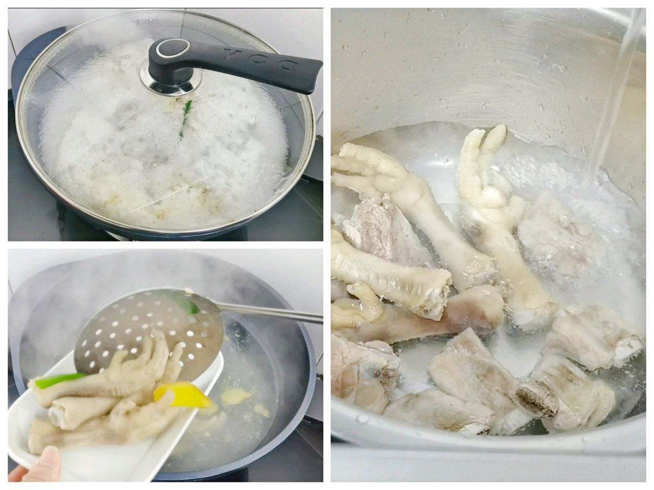 鸡脚排骨花胶鸡汤