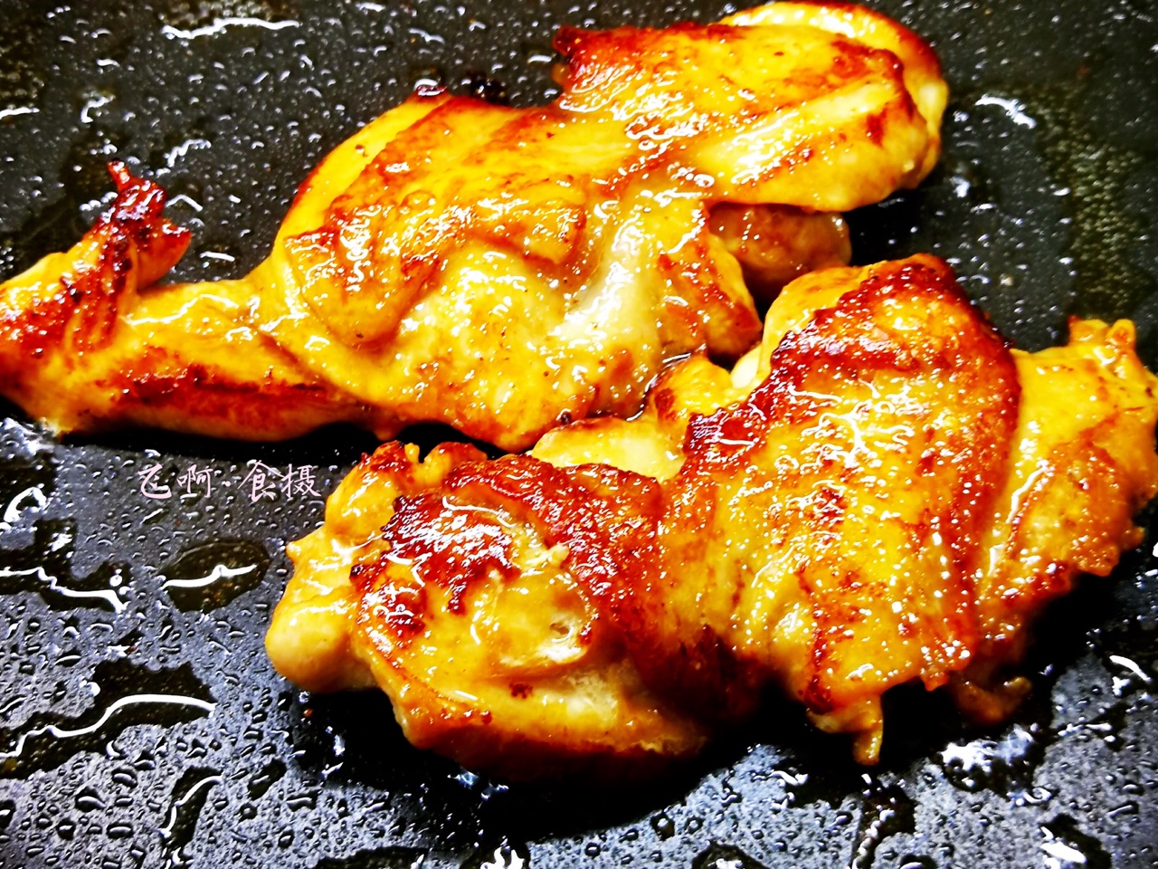 鸡排葱油意面