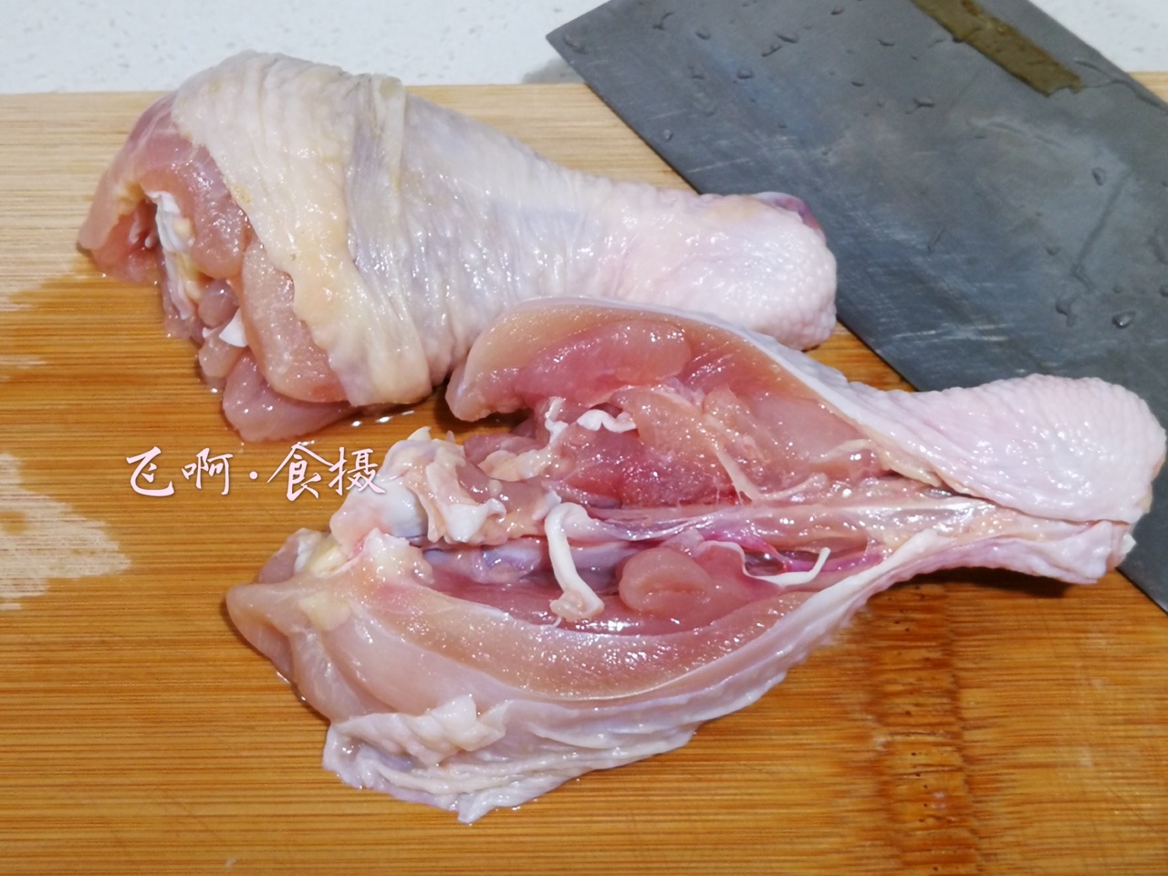 鸡排葱油意面