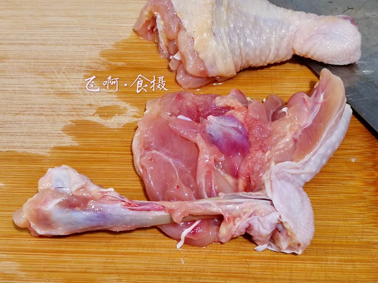 鸡排葱油意面
