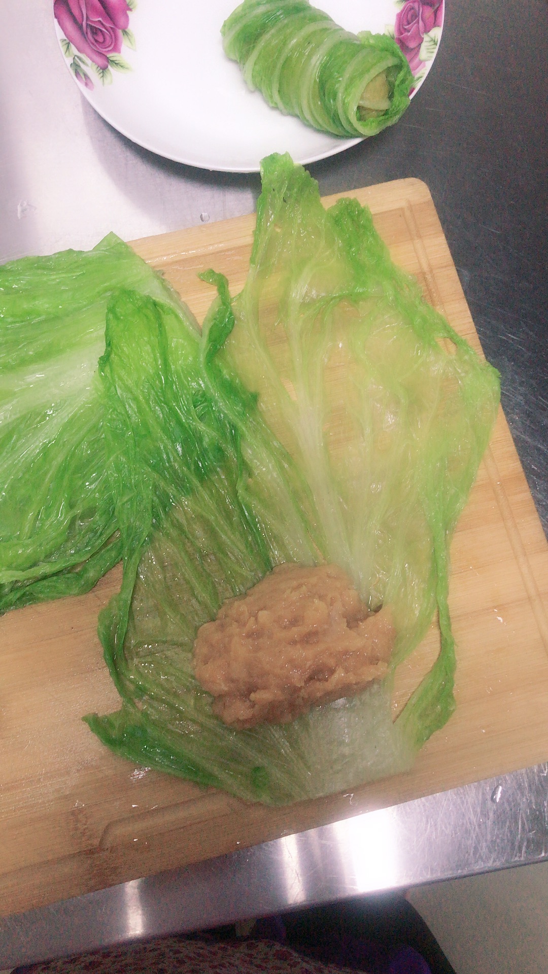 鸡肉白菜卷