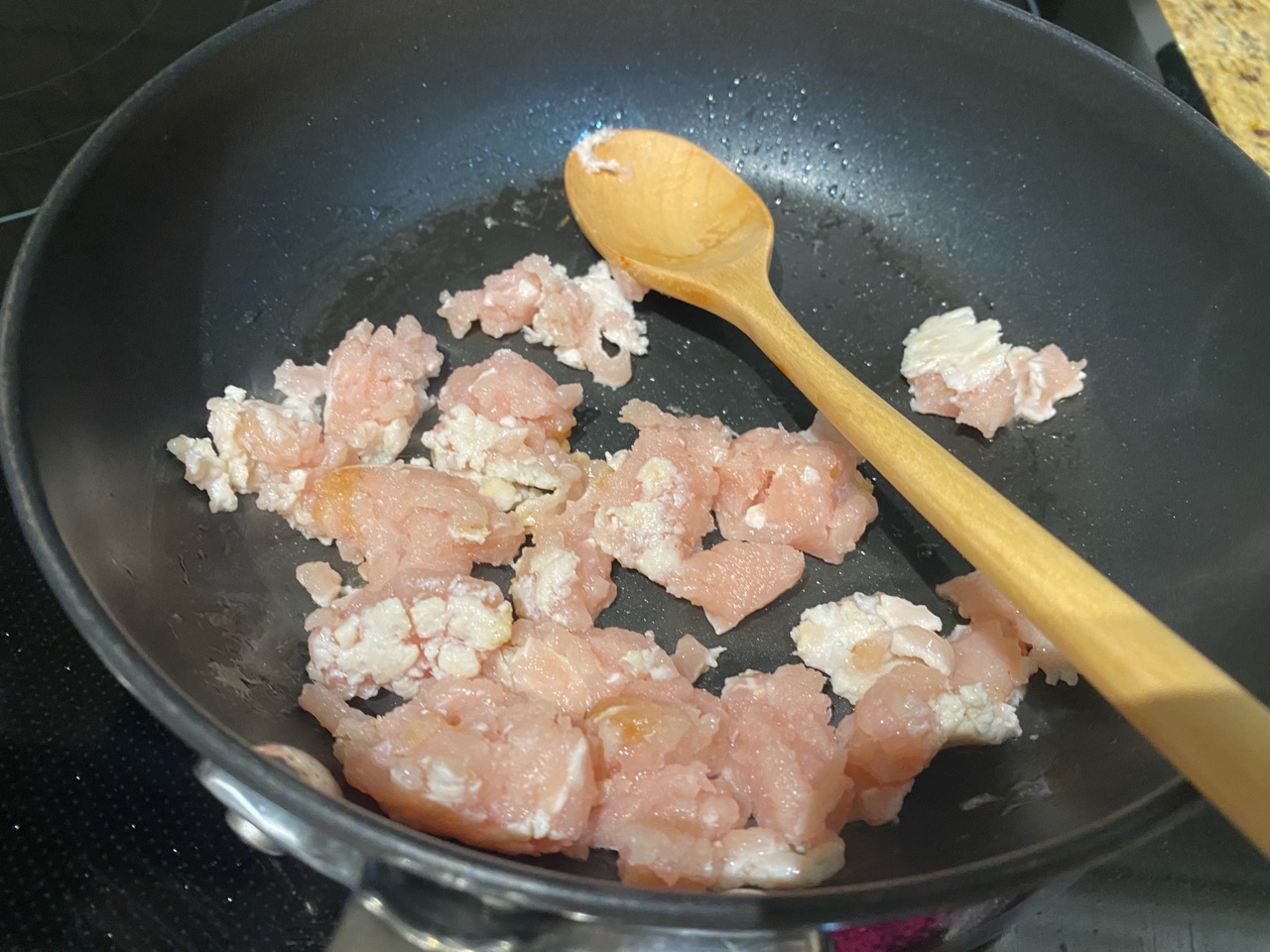 鸡肉糜烩豆腐