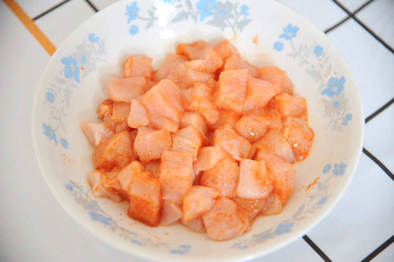 鸡肉时蔬披萨