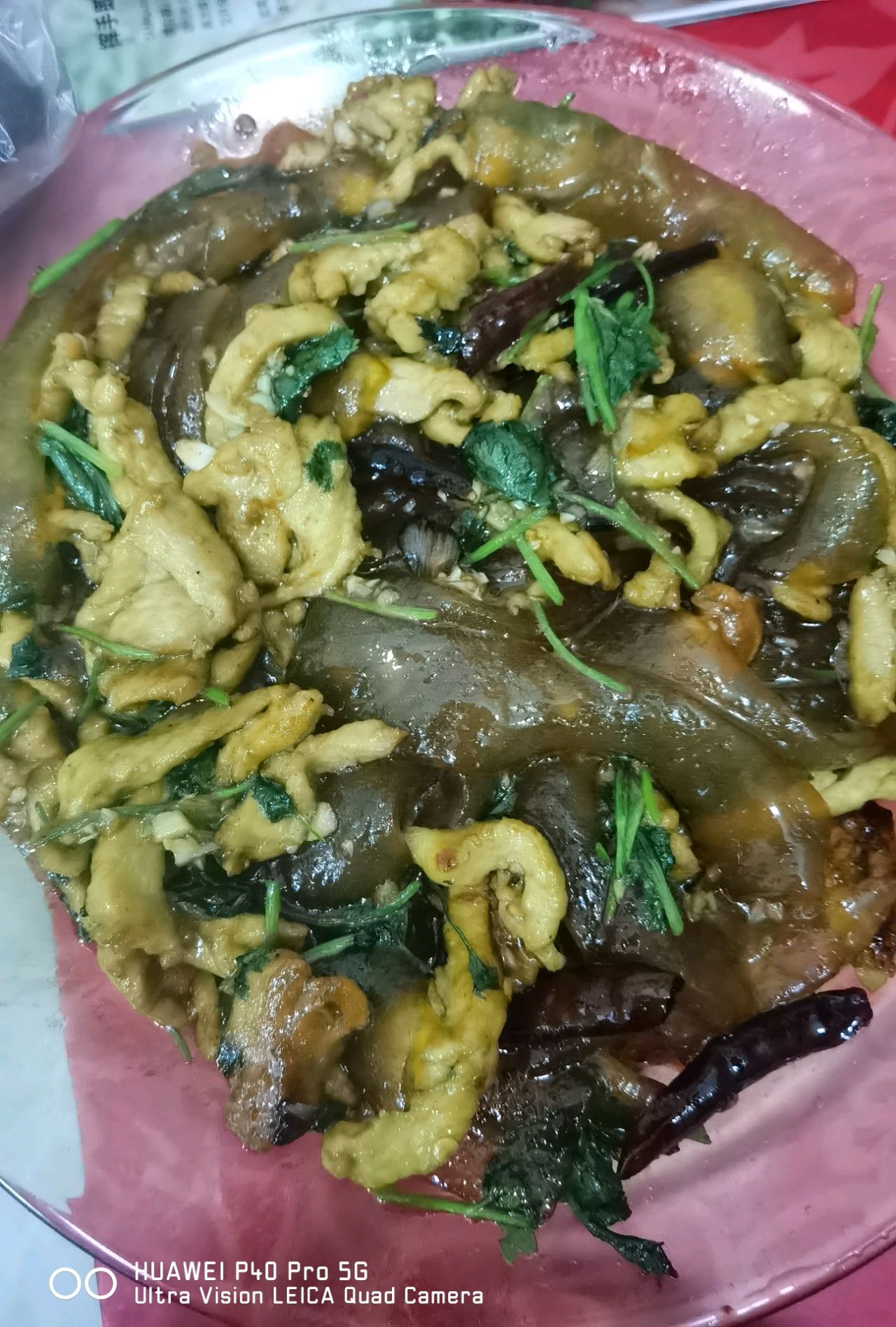 鸡丝炒拉皮