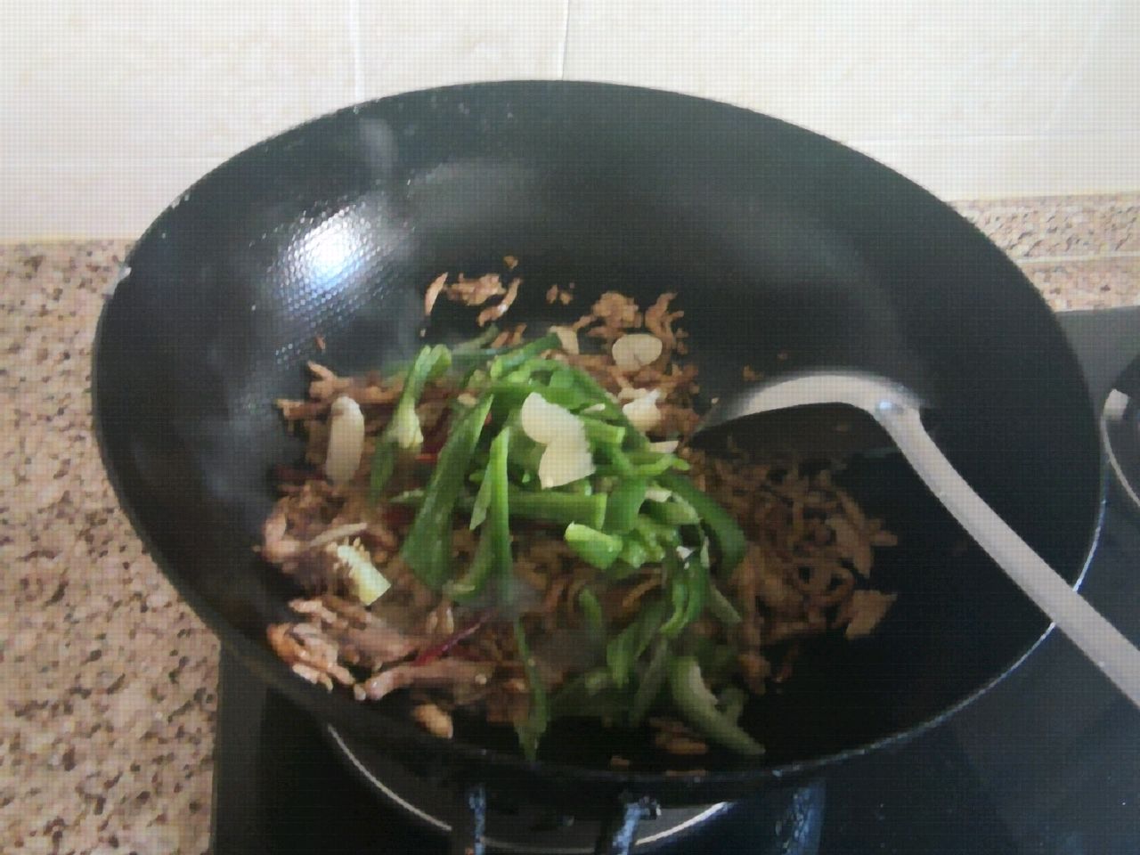 鸡丝炒糯米