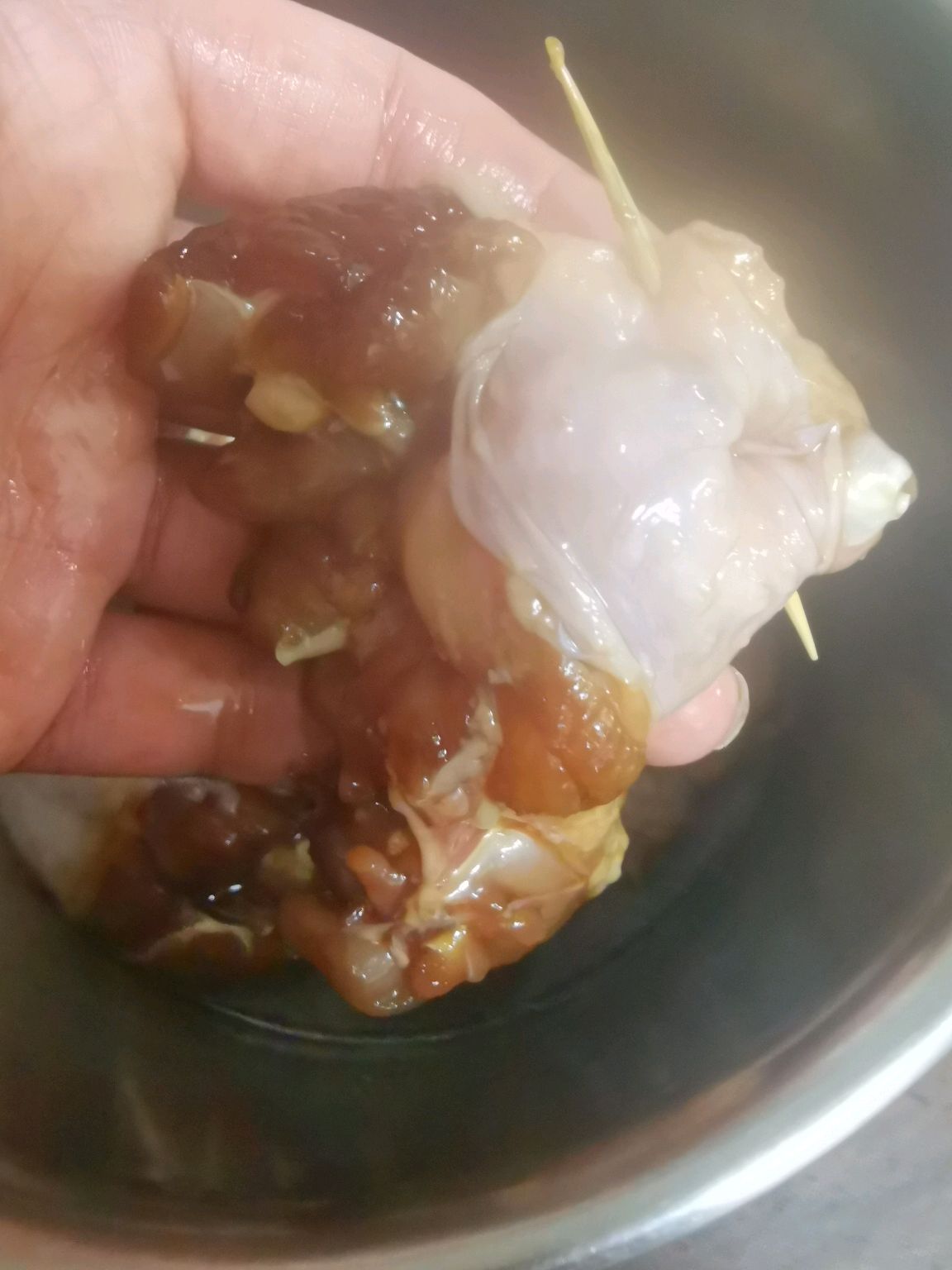 鸡腿包饭