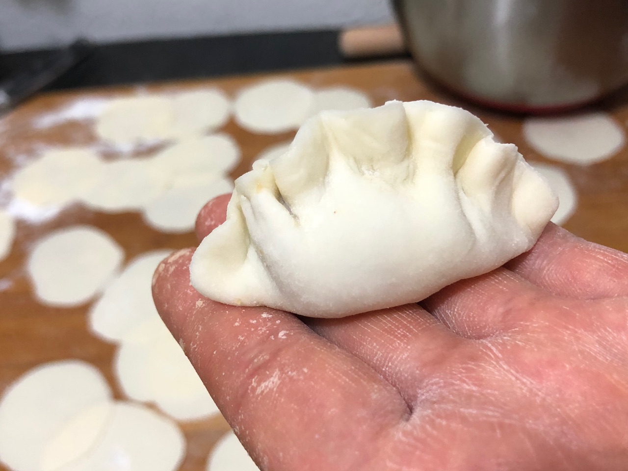 鸡胸肉杏鲍菇虾仁饺子