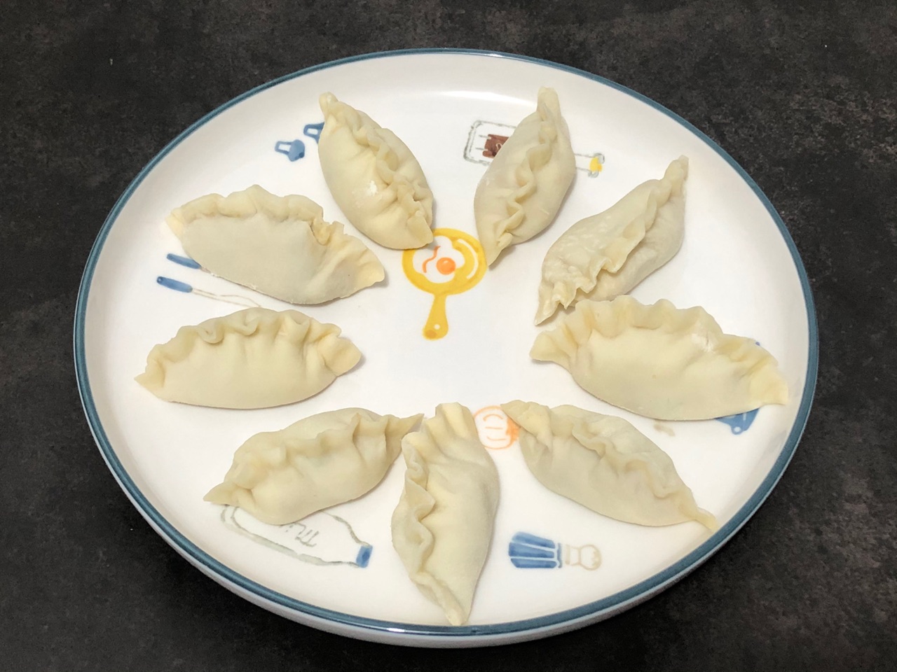 鸡胸肉杏鲍菇虾仁饺子