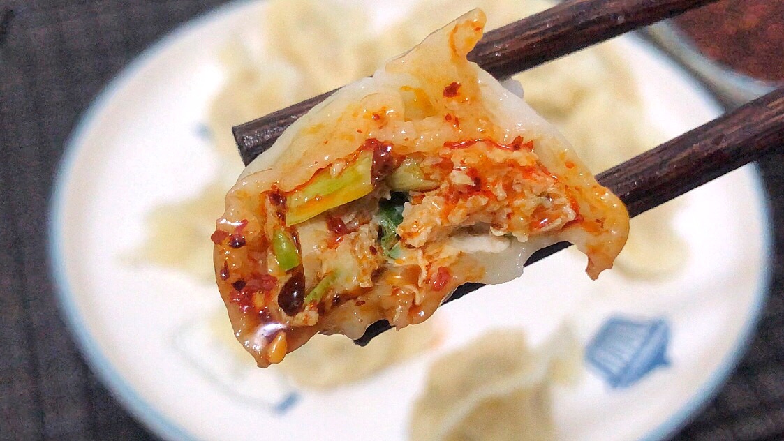 鸡胸肉杏鲍菇虾仁饺子
