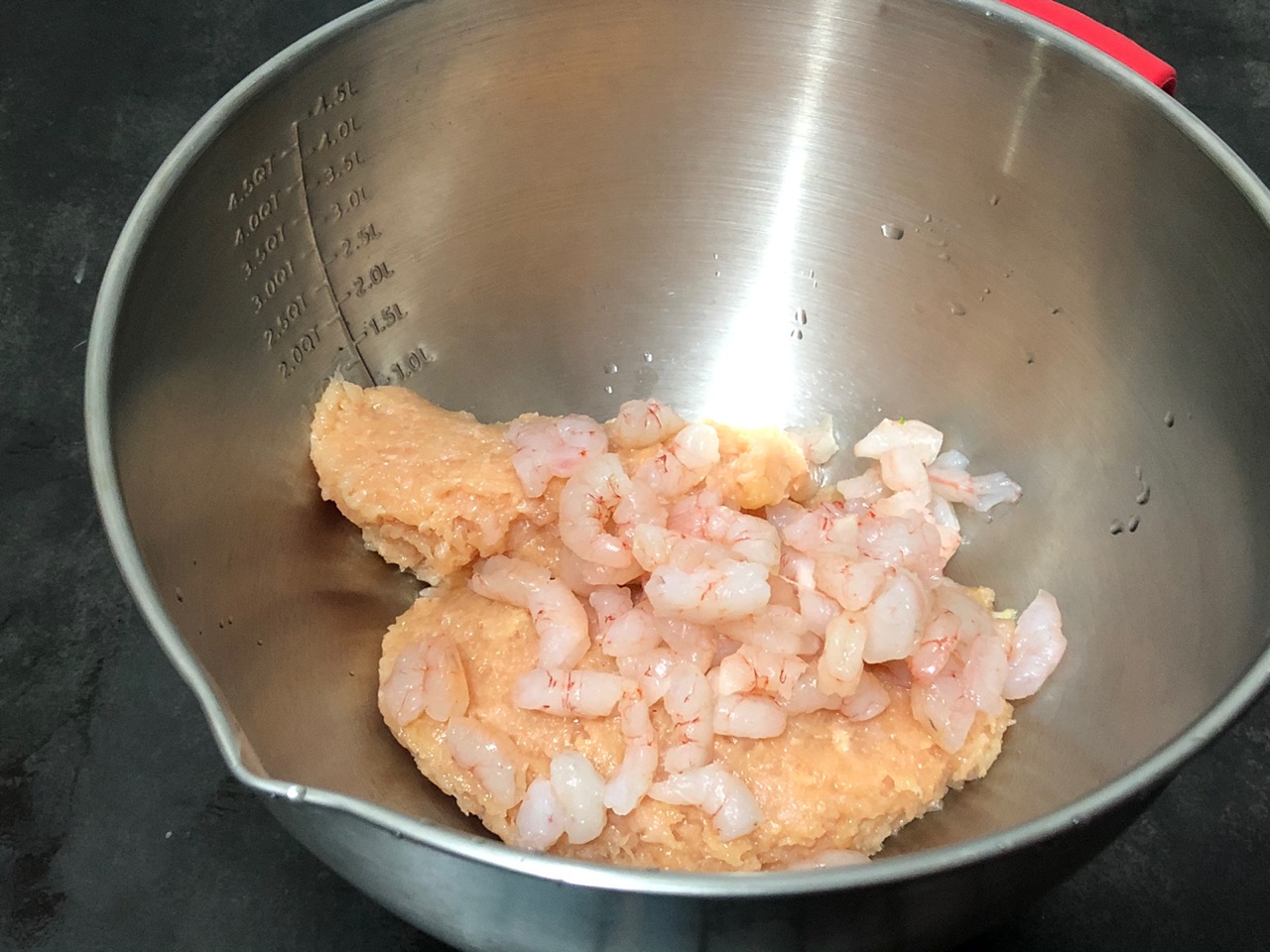 鸡胸肉杏鲍菇虾仁饺子