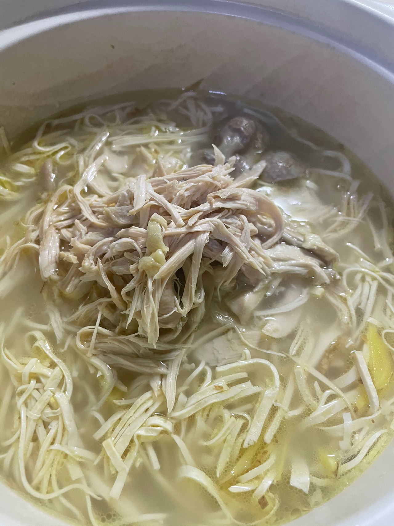 鸡汁干丝