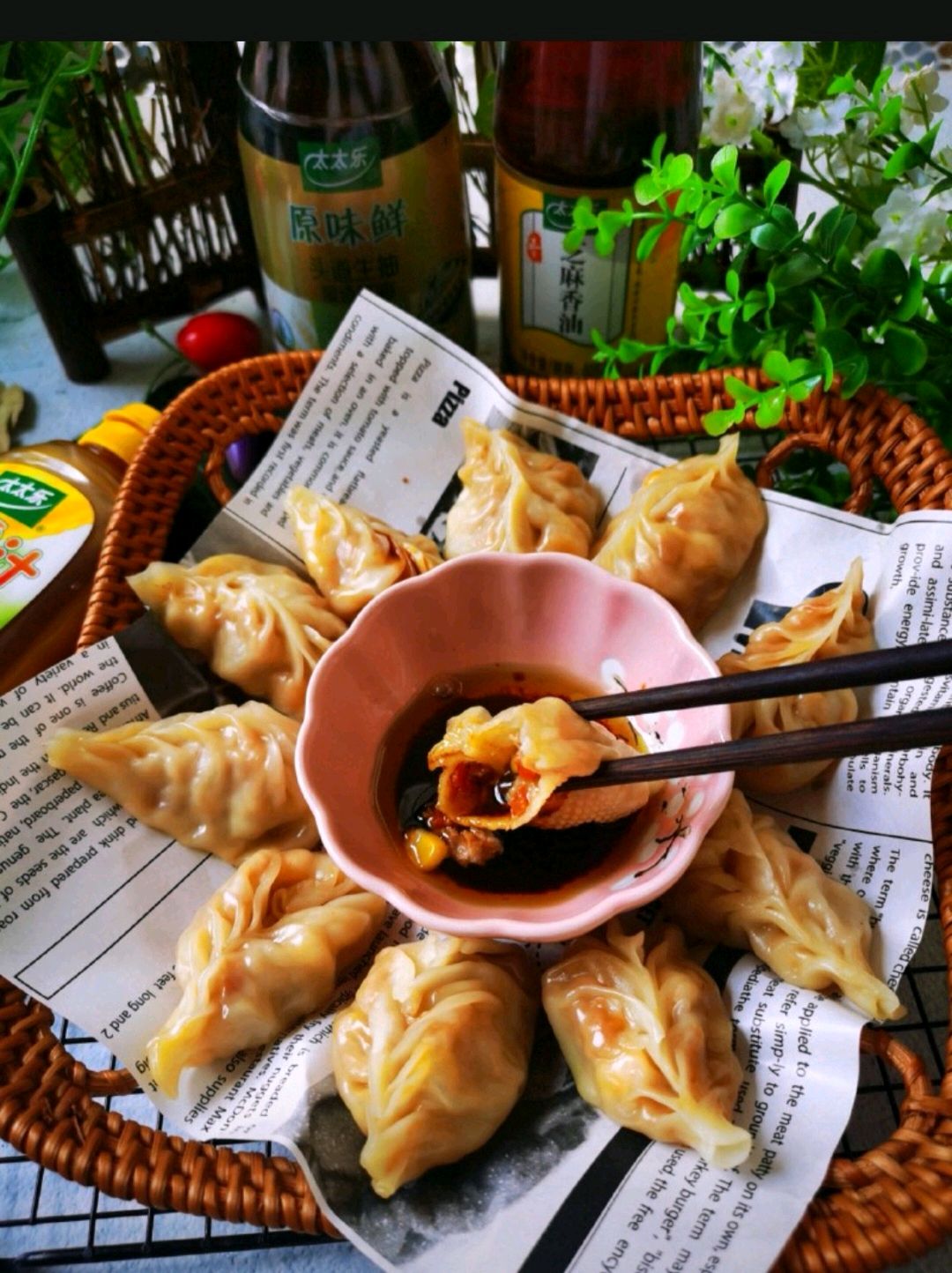鸡汁饺子