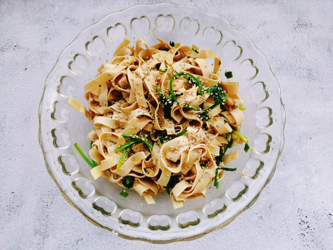 鸡汁麻油豆腐皮