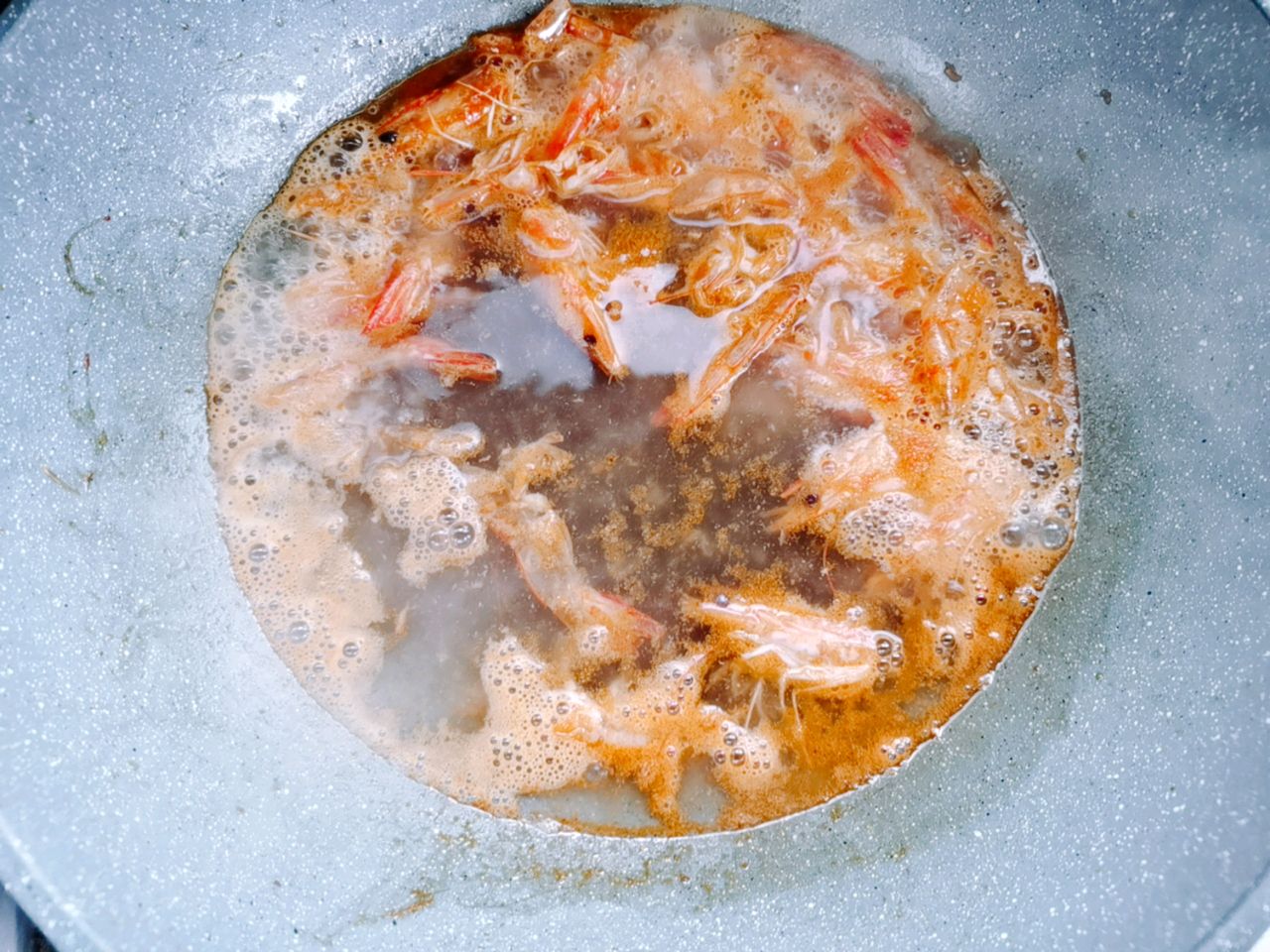 鸡汁麻油虾头泡饭