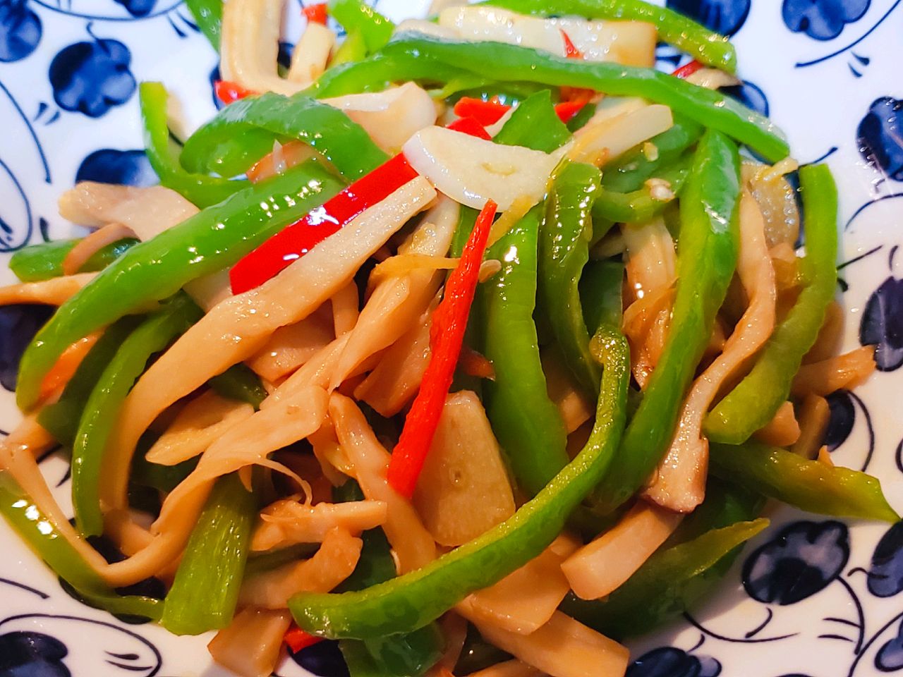 鸡汁青椒杏鲍菇