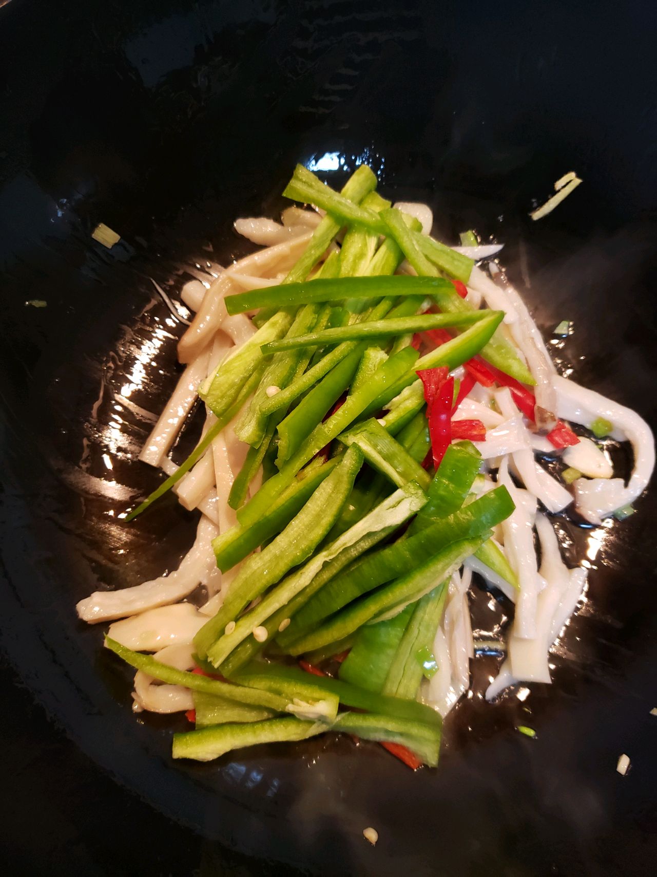 鸡汁青椒杏鲍菇